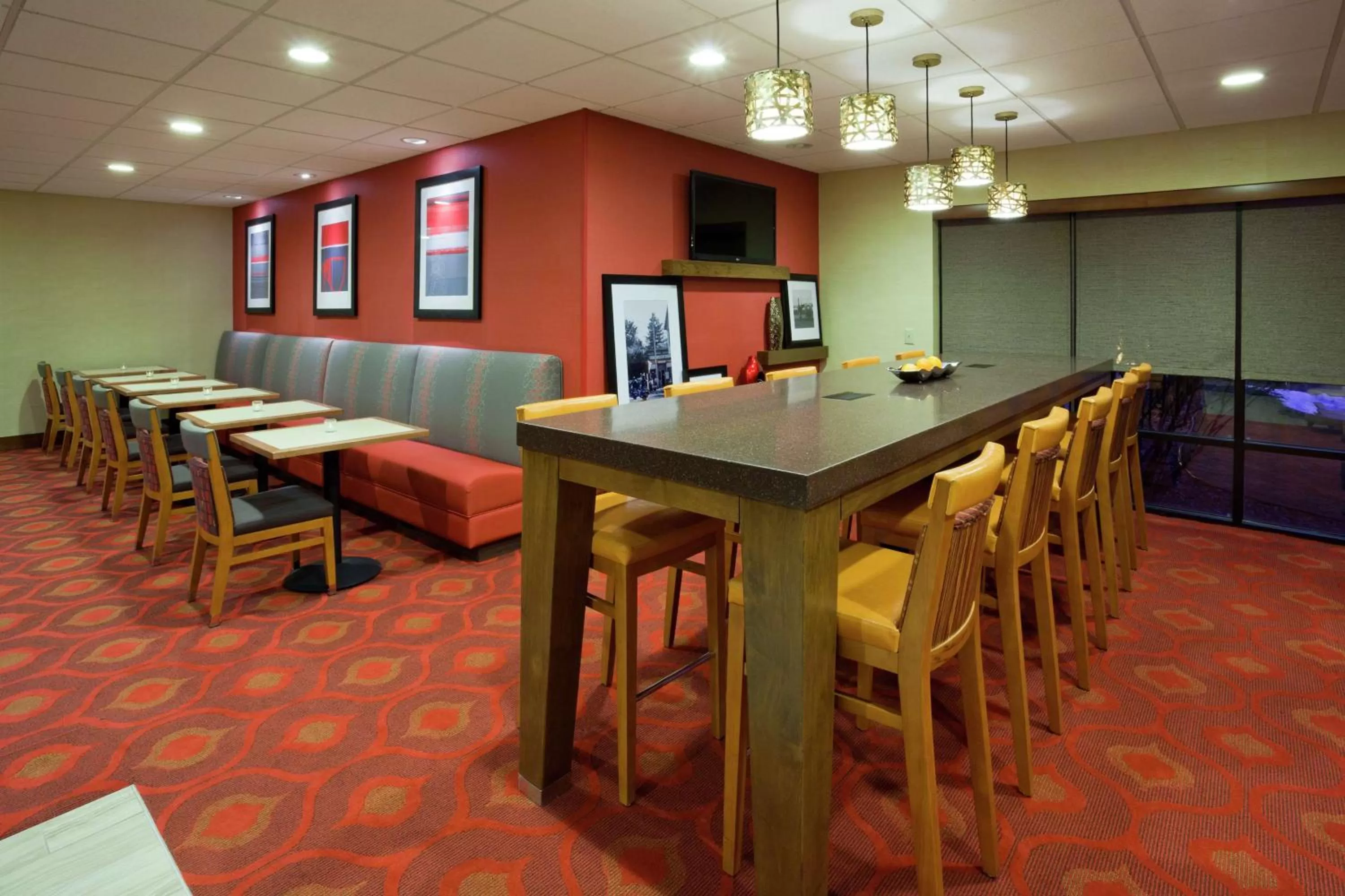 Lobby or reception in Hampton Inn Rockford