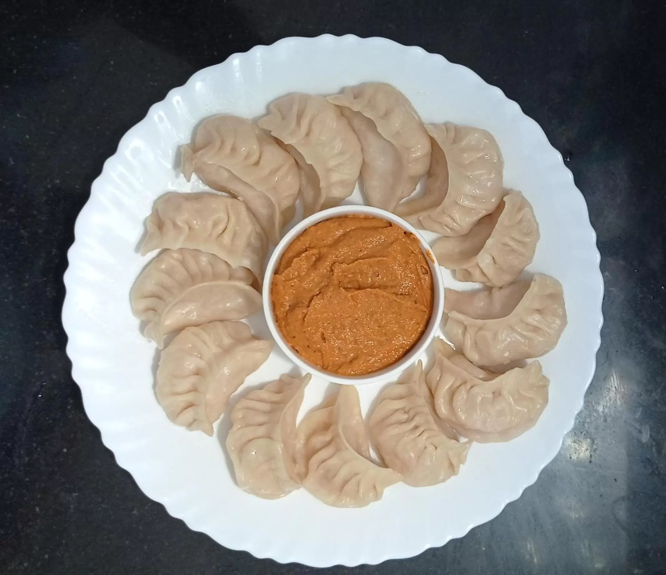 Food in Perch by the sea