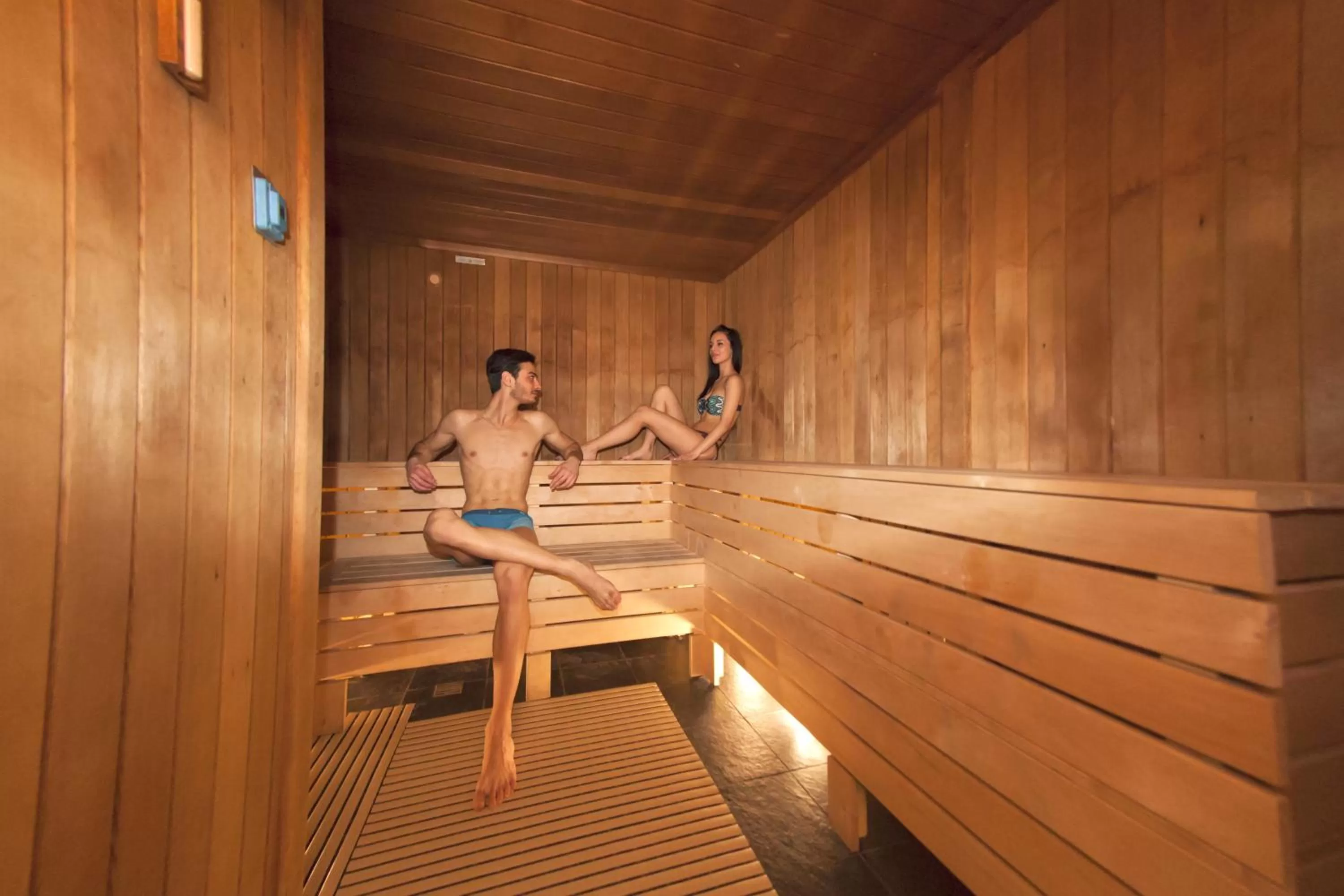 Sauna in UNA HOTELS MH Matera