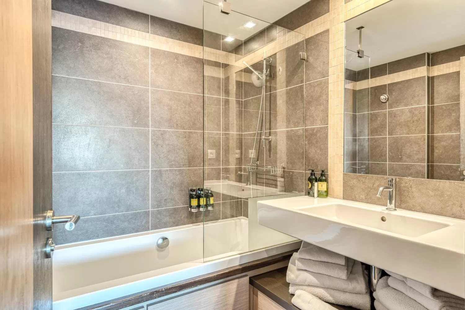 Bathroom in Les Loges Blanches Megève