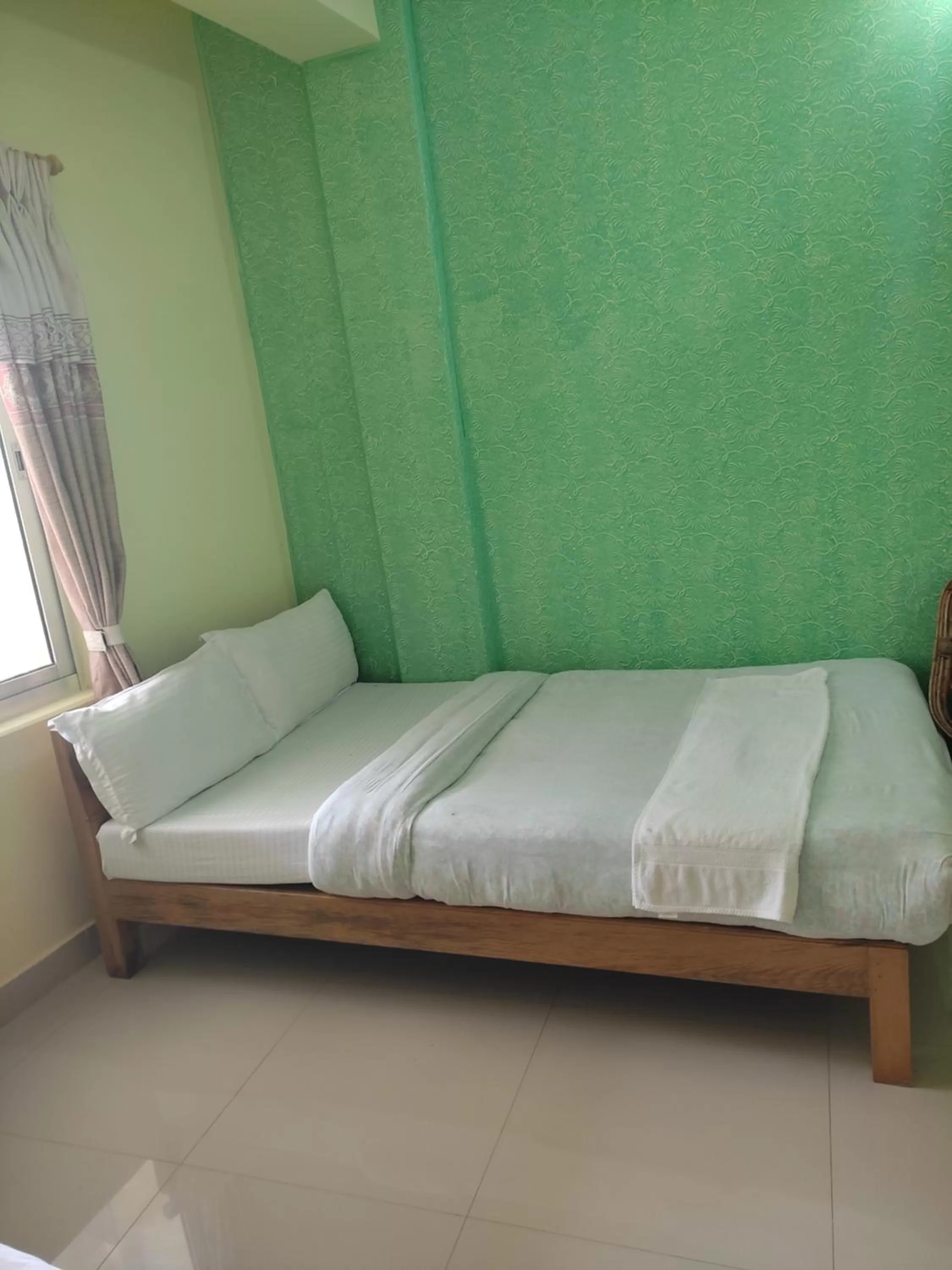 Bed in Hotel Green Hill View