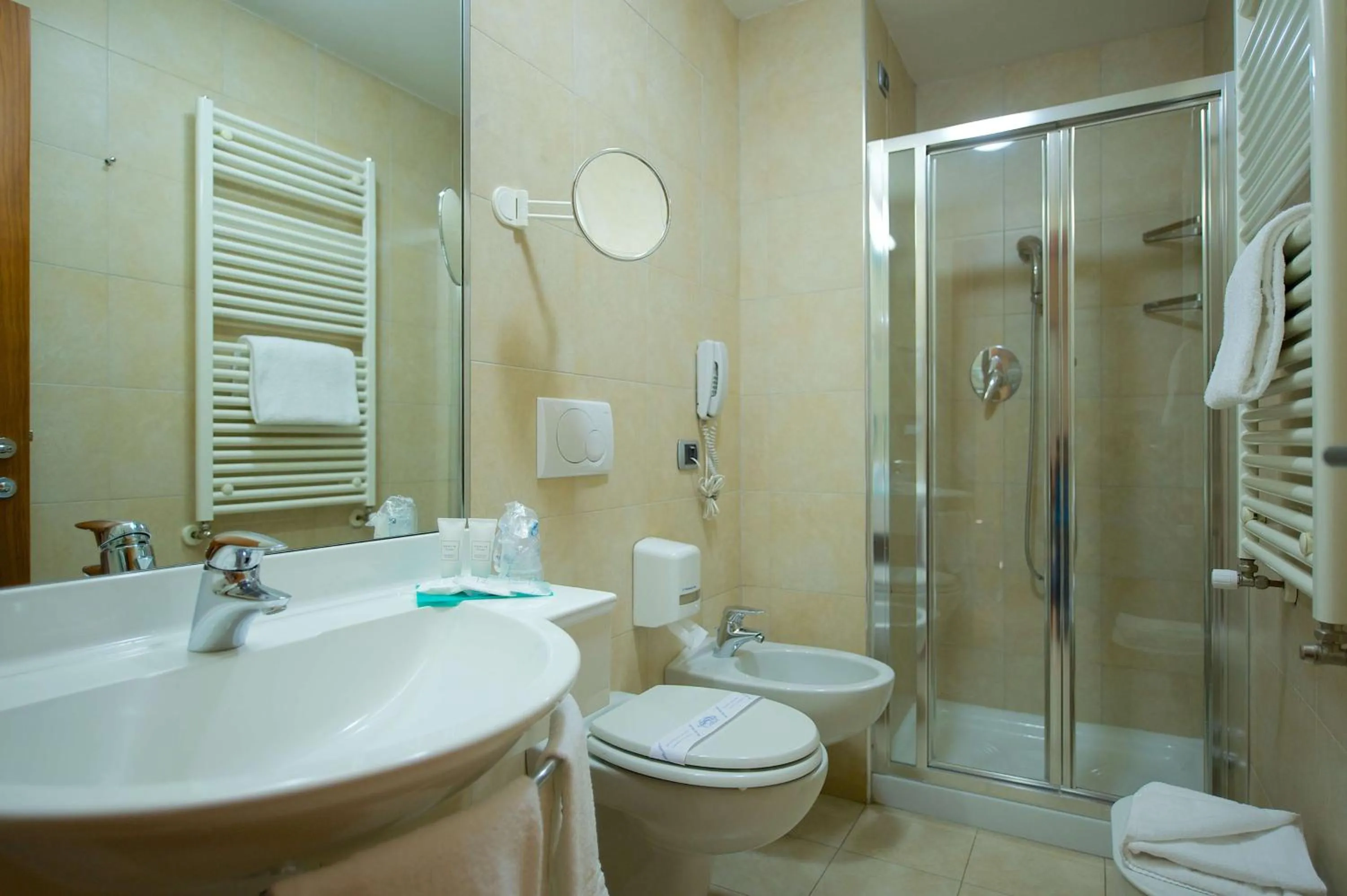 Shower in Best Western Crystal Palace Hotel