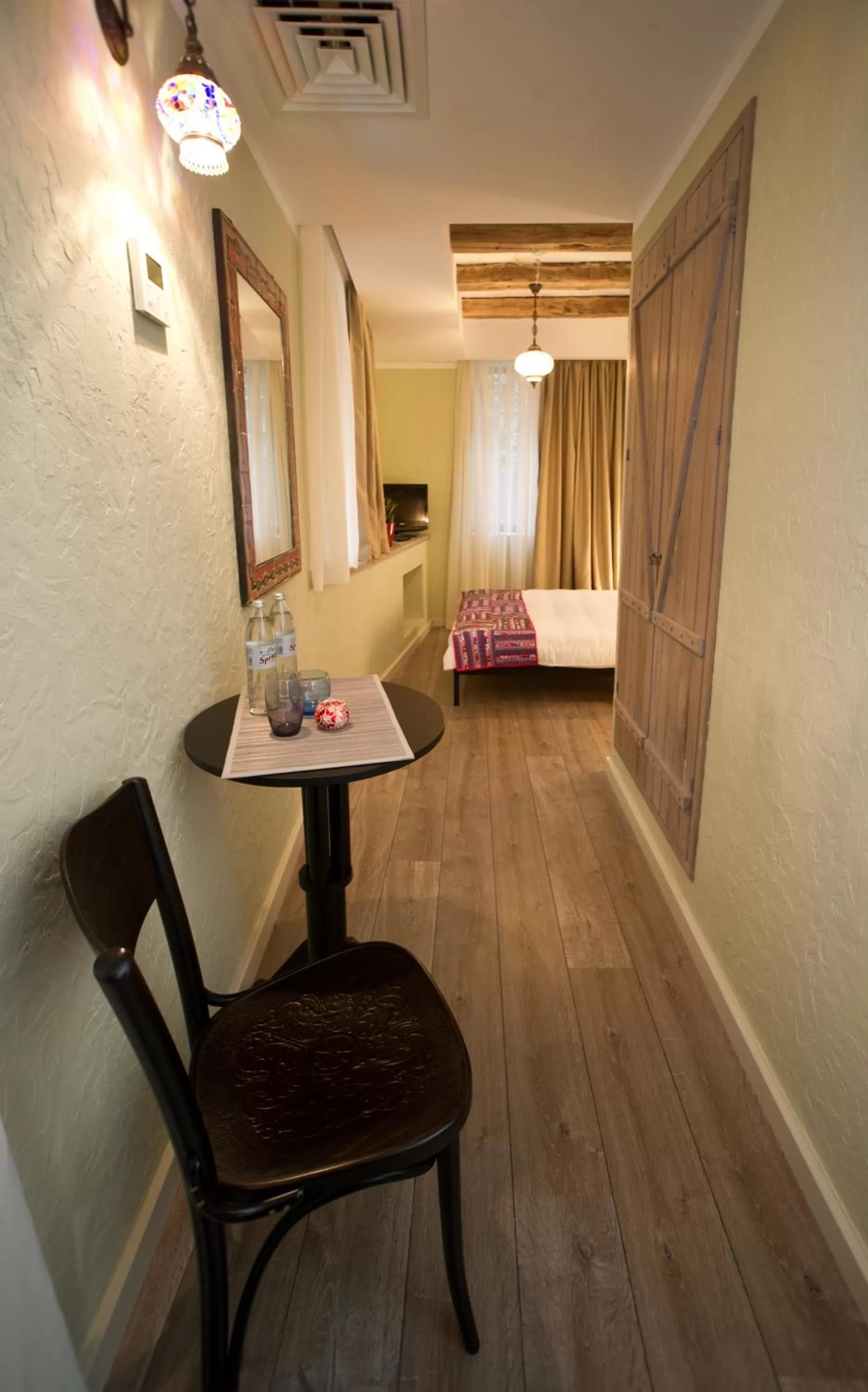 Decorative detail, Bed in No12 Boutique Hotel