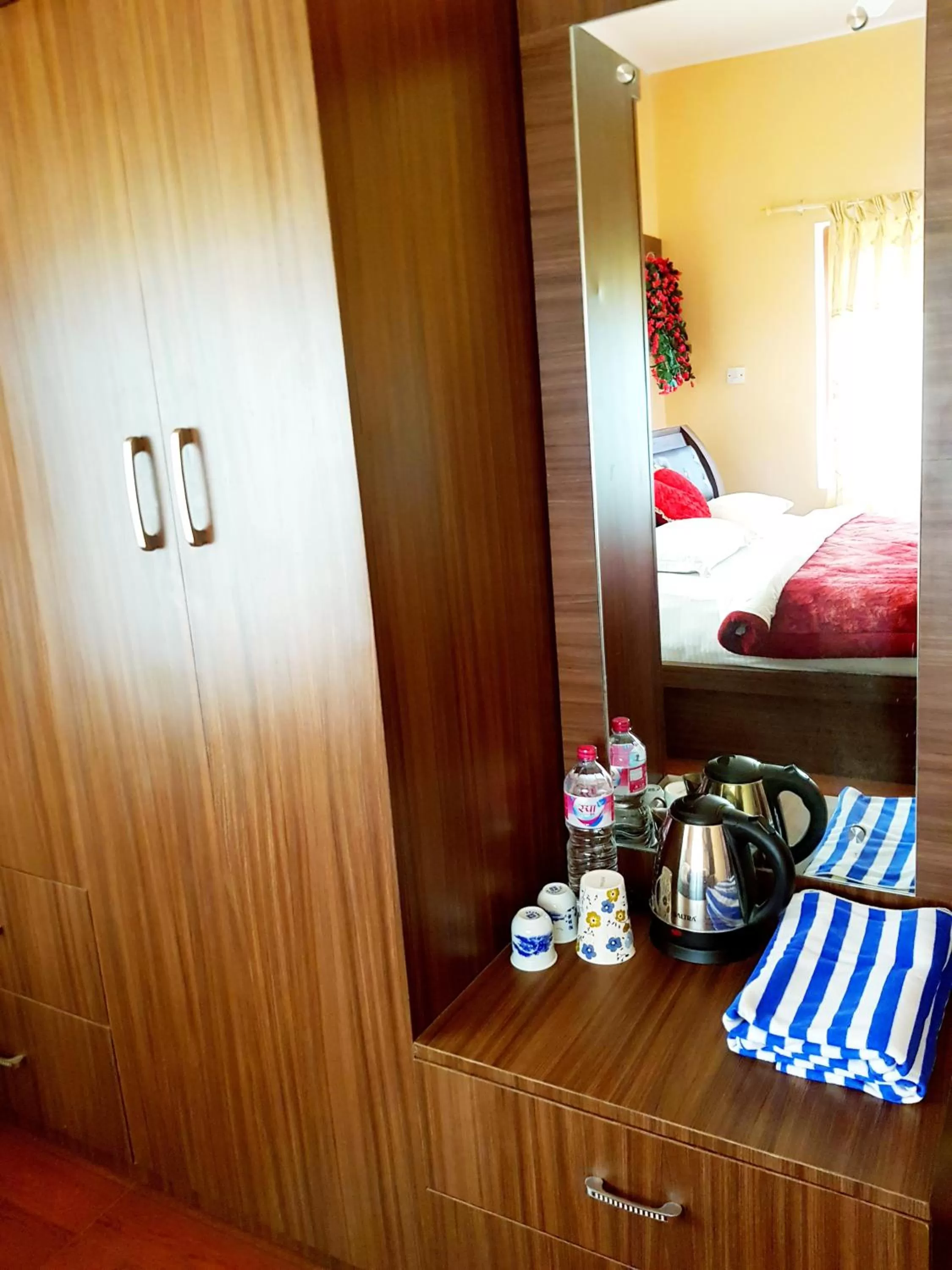 Bed in Hotel Diplomat