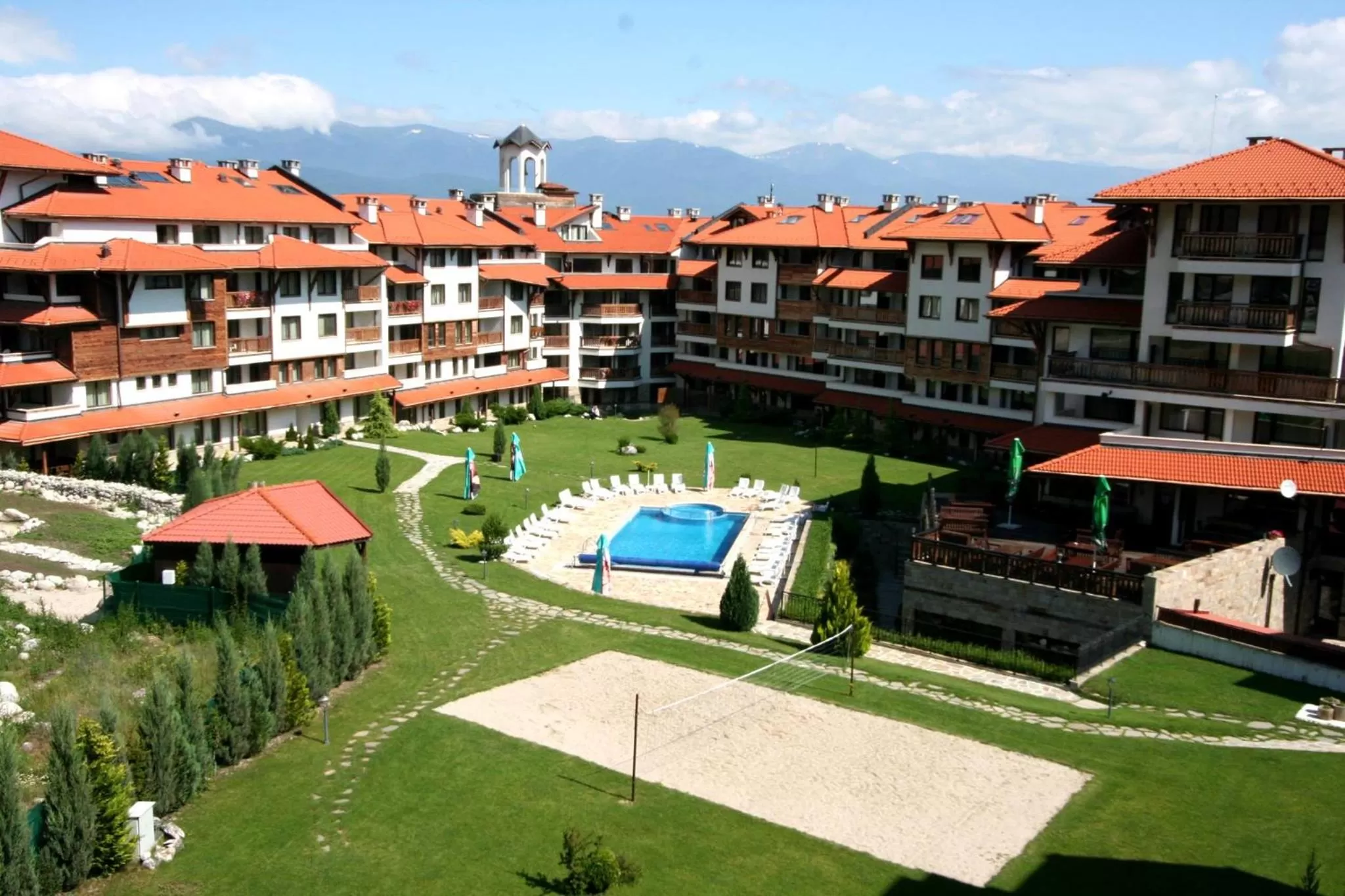 Bird's eye view in Bansko Royal Towers Hotel
