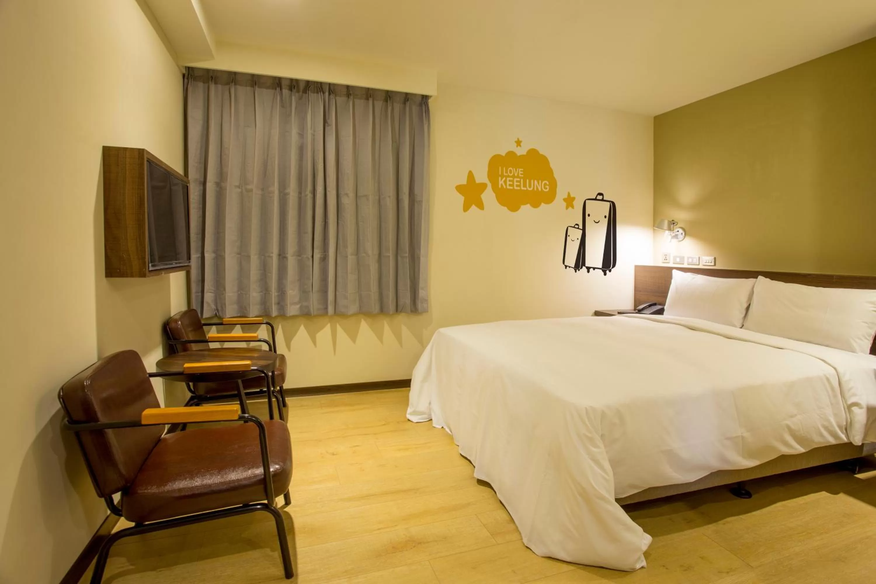 Bedroom, Bed in Just Live Inn-Keelung