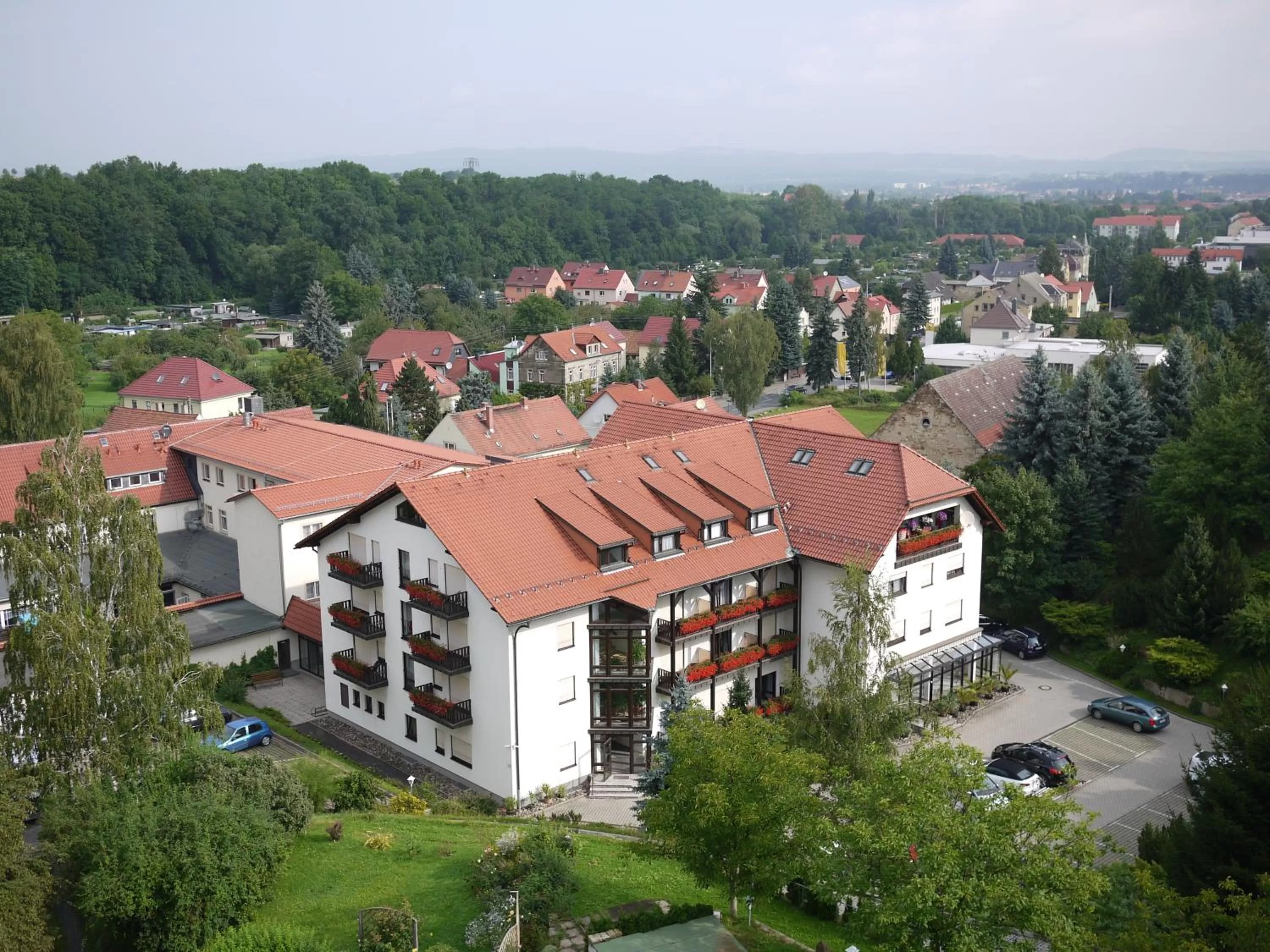 Bird's eye view, Bird's-eye View in Hotel Zur Post