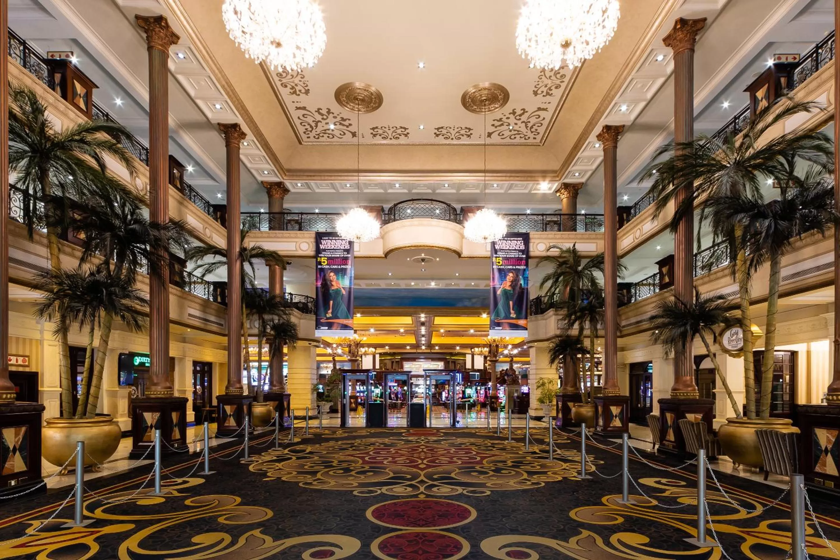 Facade/entrance in Gold Reef City Hotel