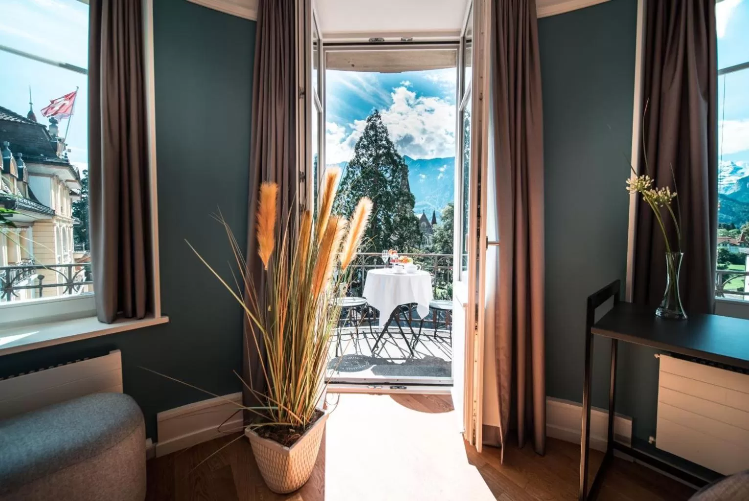 Balcony/Terrace in Royal St. Georges Hotel Interlaken - MGallery Collection