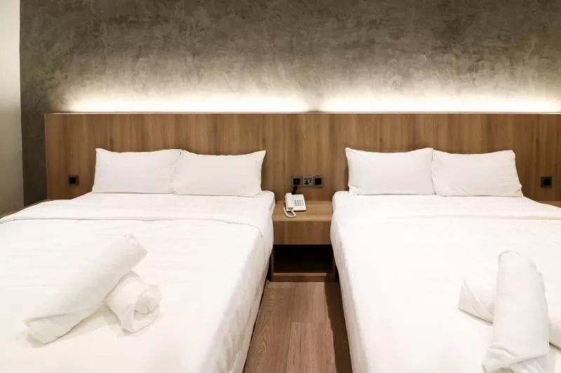 Bed in The NINES HOTEL Malacca