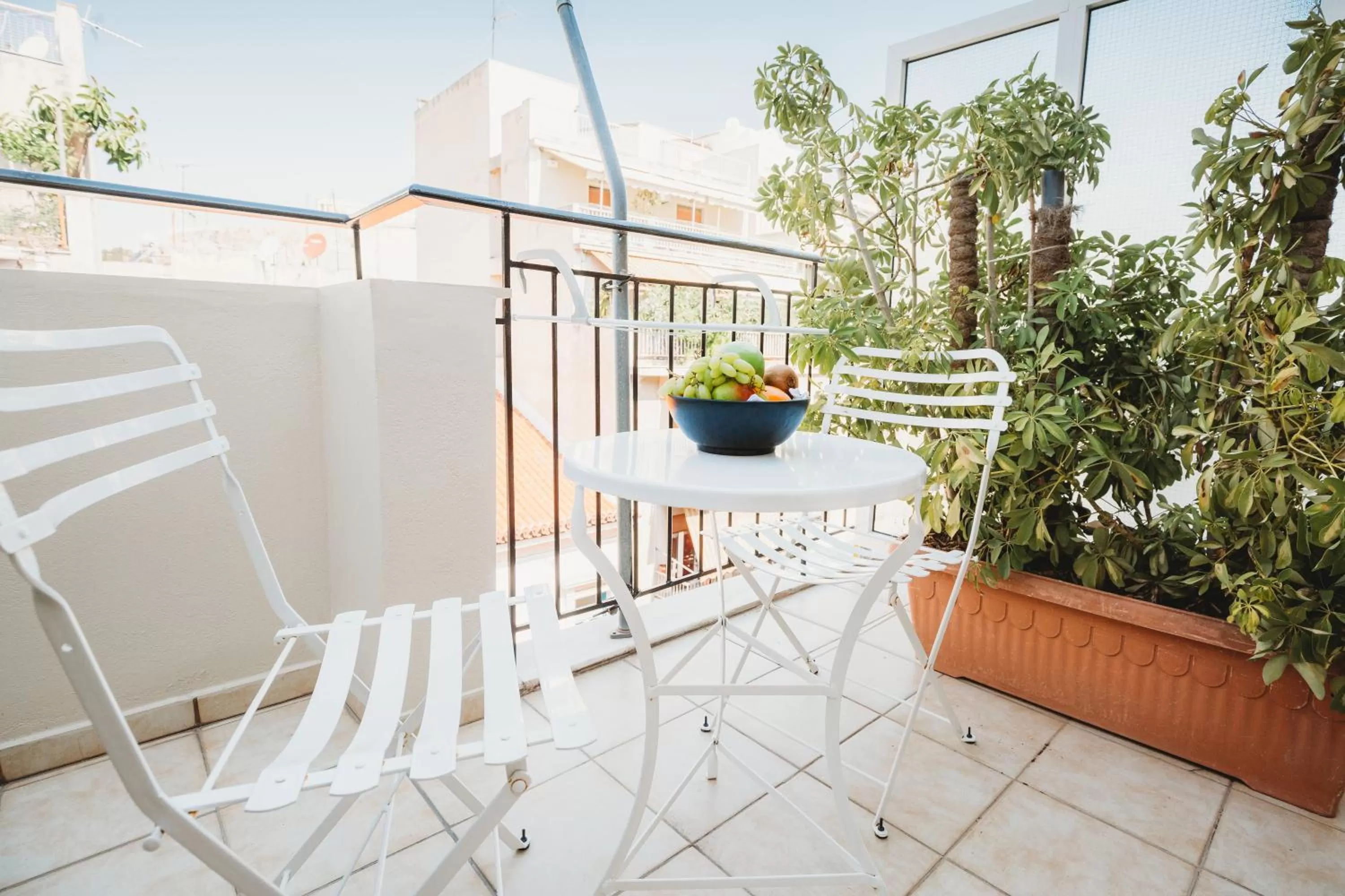 Balcony/Terrace in Athens Studios