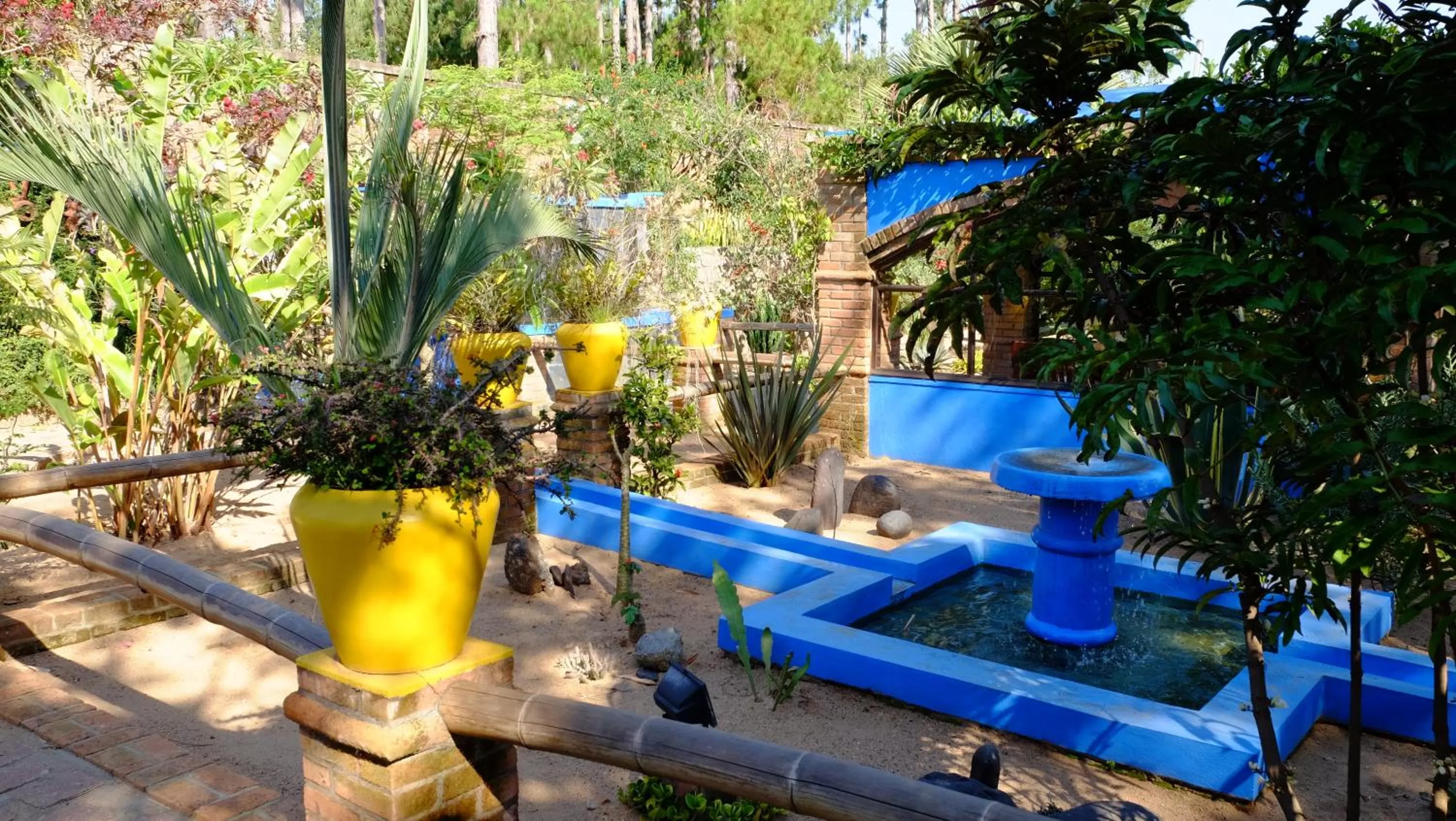 Pool View in Eco Lodge Les Chambres Du Voyageur
