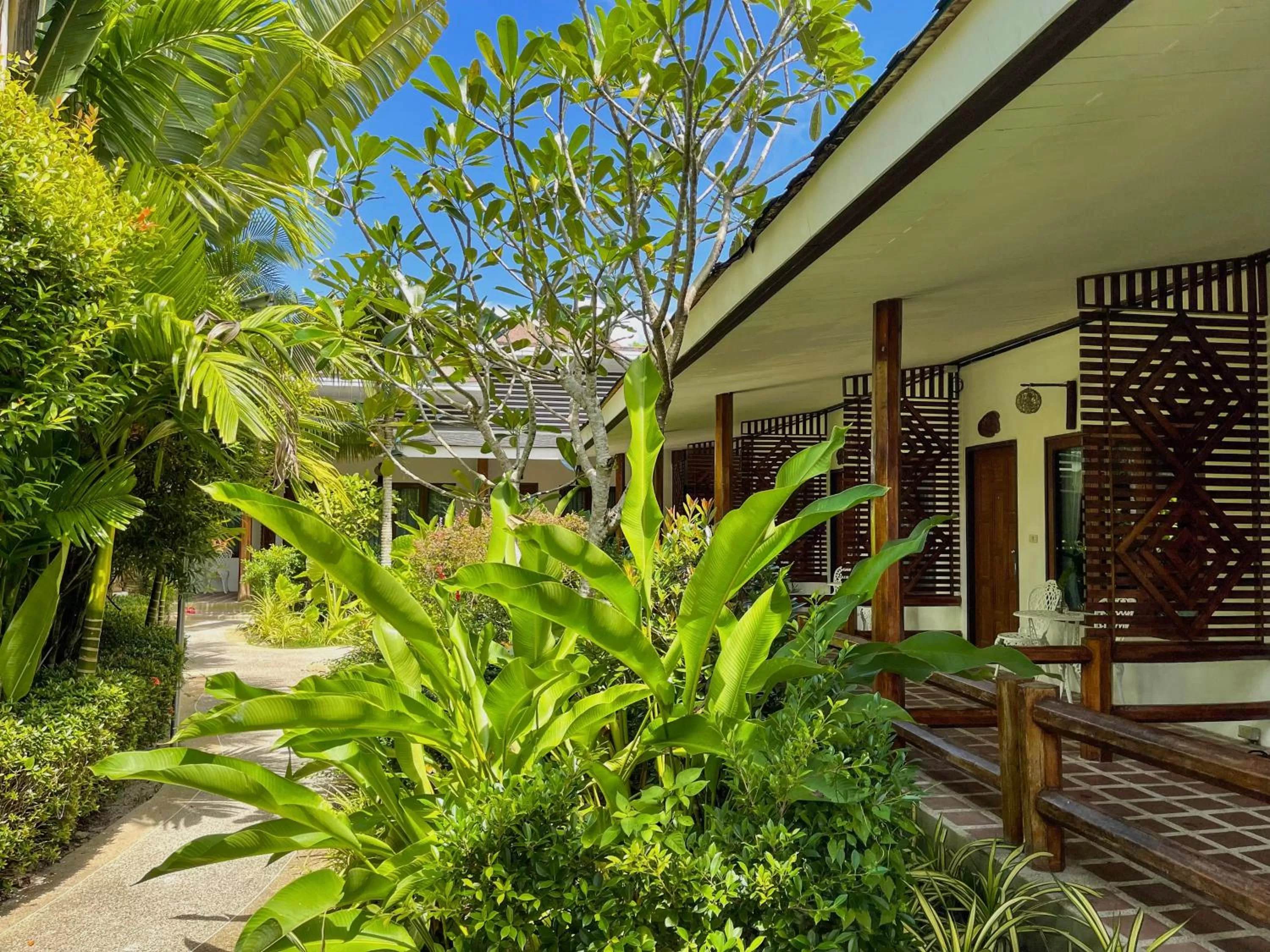 Garden view in Phuvara Boutique Aonang