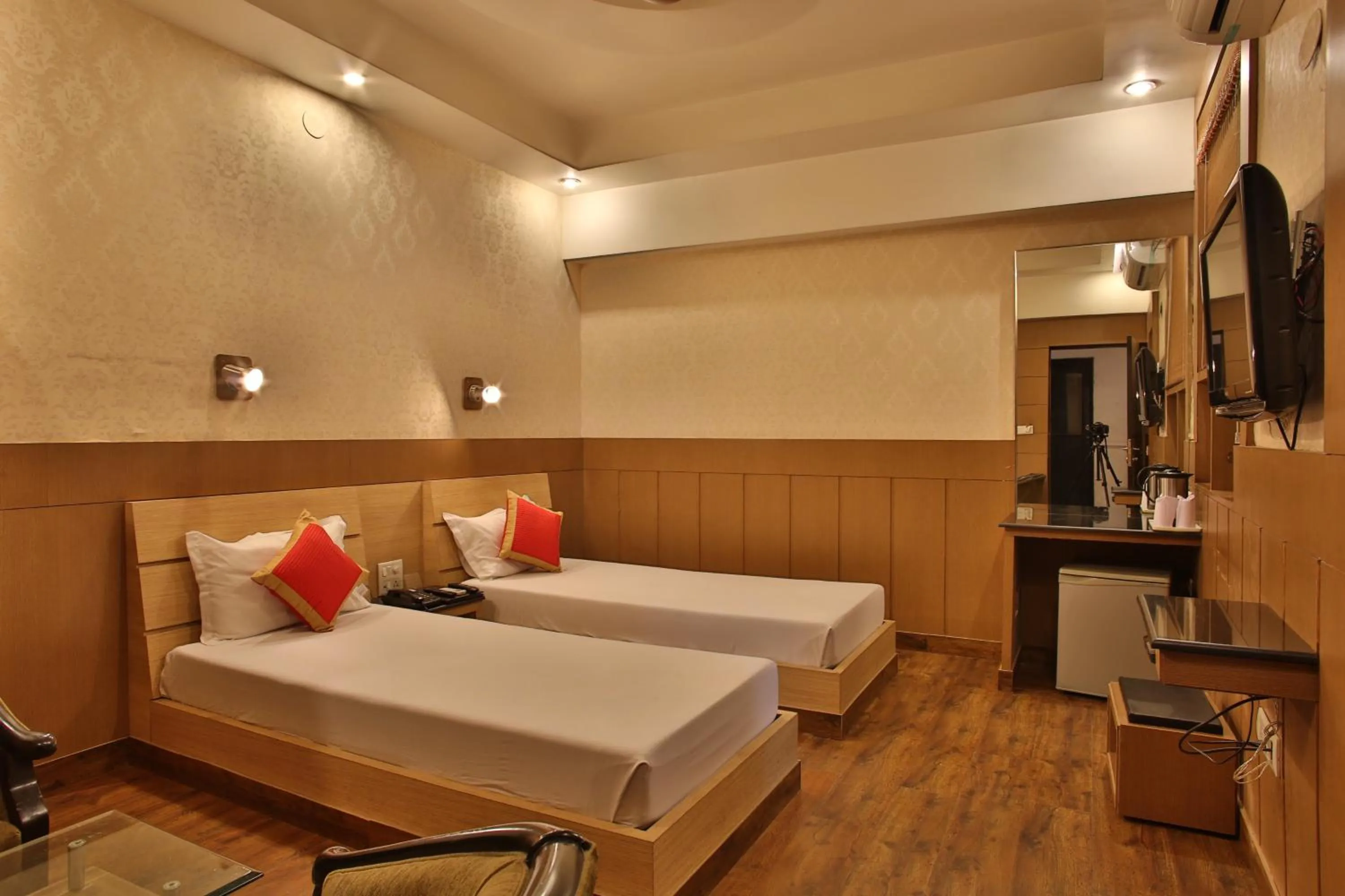 Bed in Hotel The Grand Chandiram