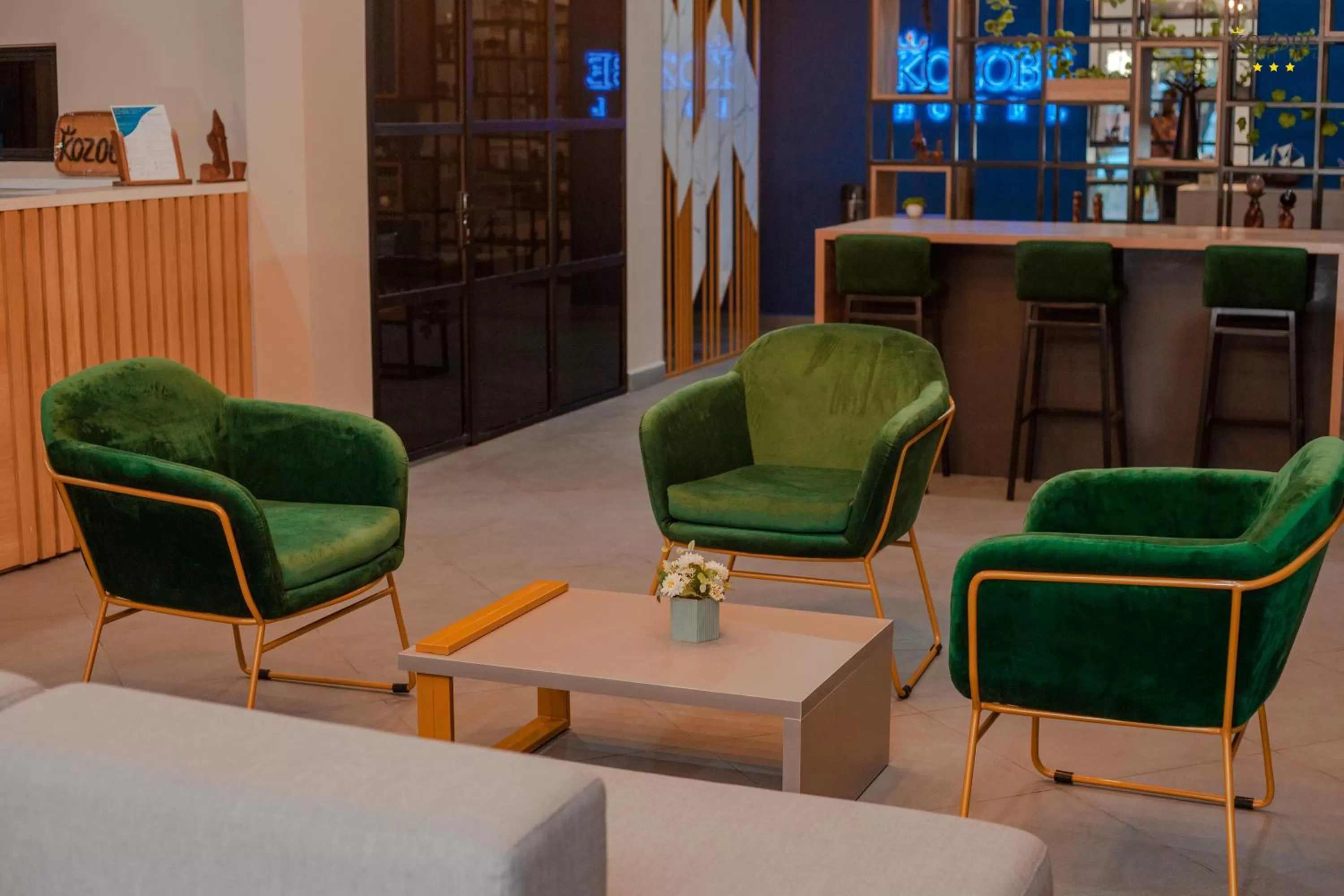 Communal lounge/ TV room, Seating Area in KOZOBE HÔTEL