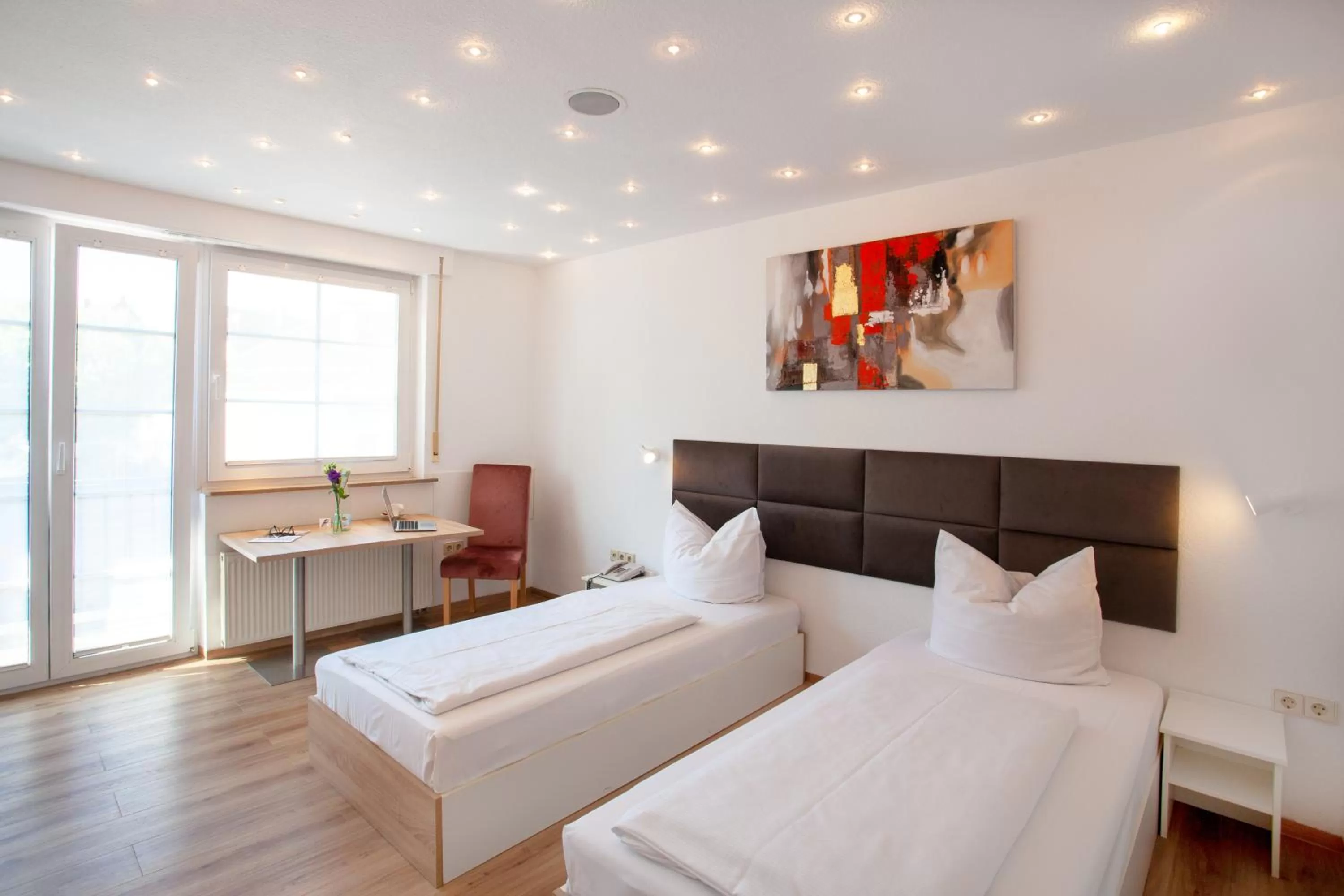 Bedroom, Bed in Relax Hotel & SPA Stuttgart