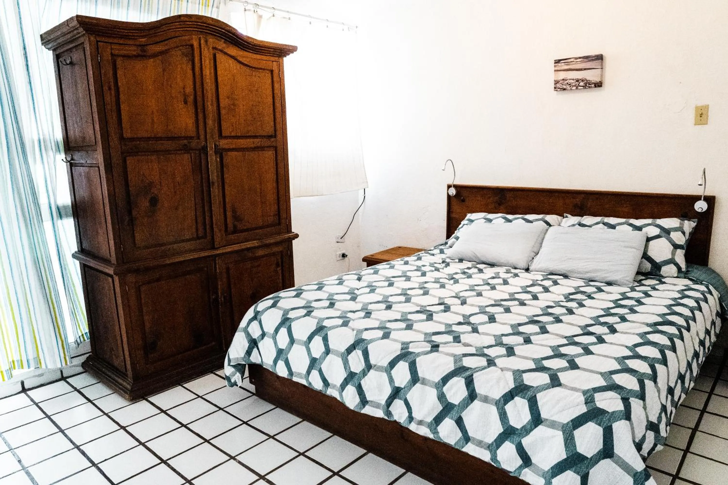 Bed in Hotel Allende