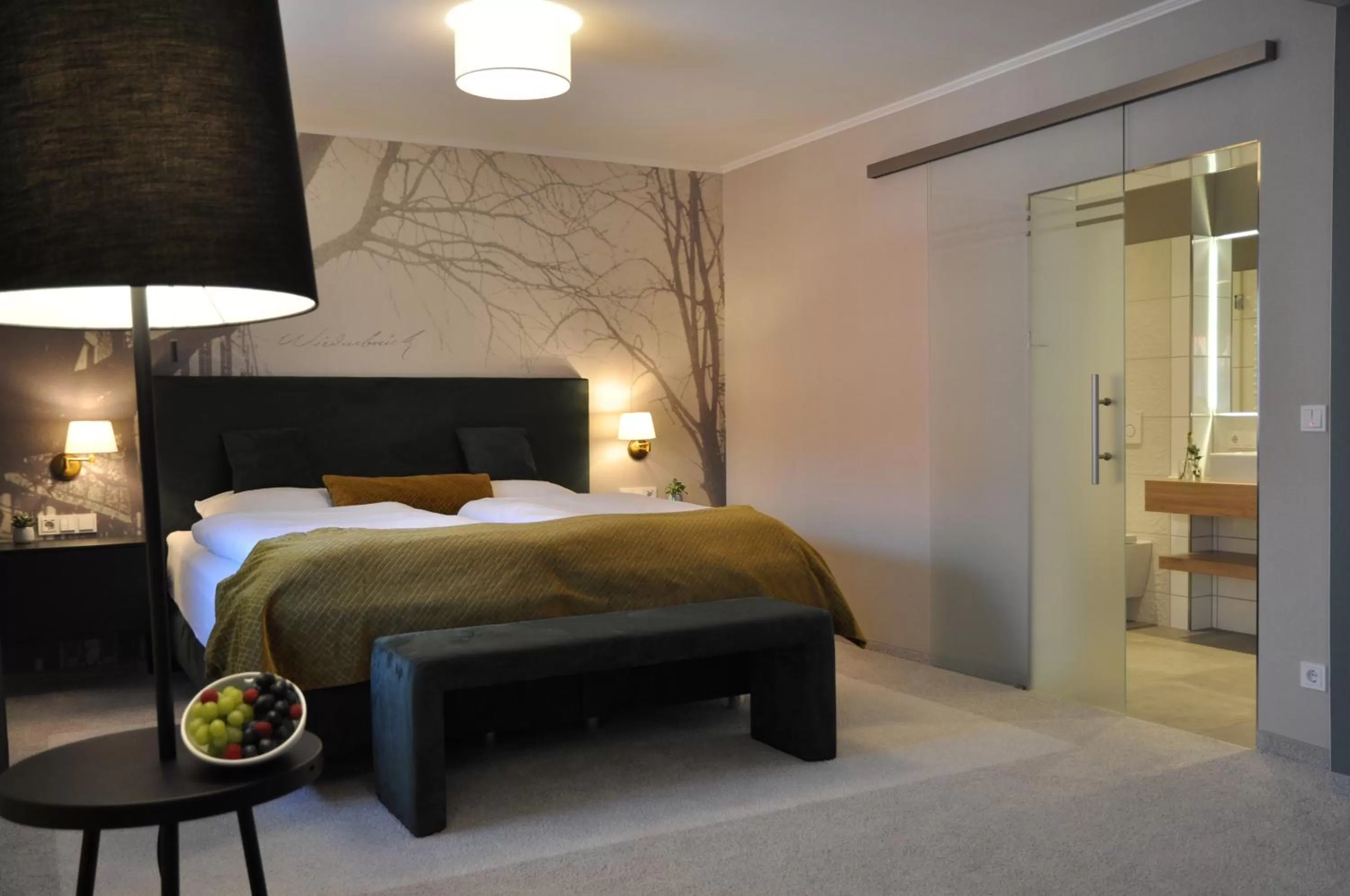 Bedroom, Bed in Ratskeller Wiedenbrück