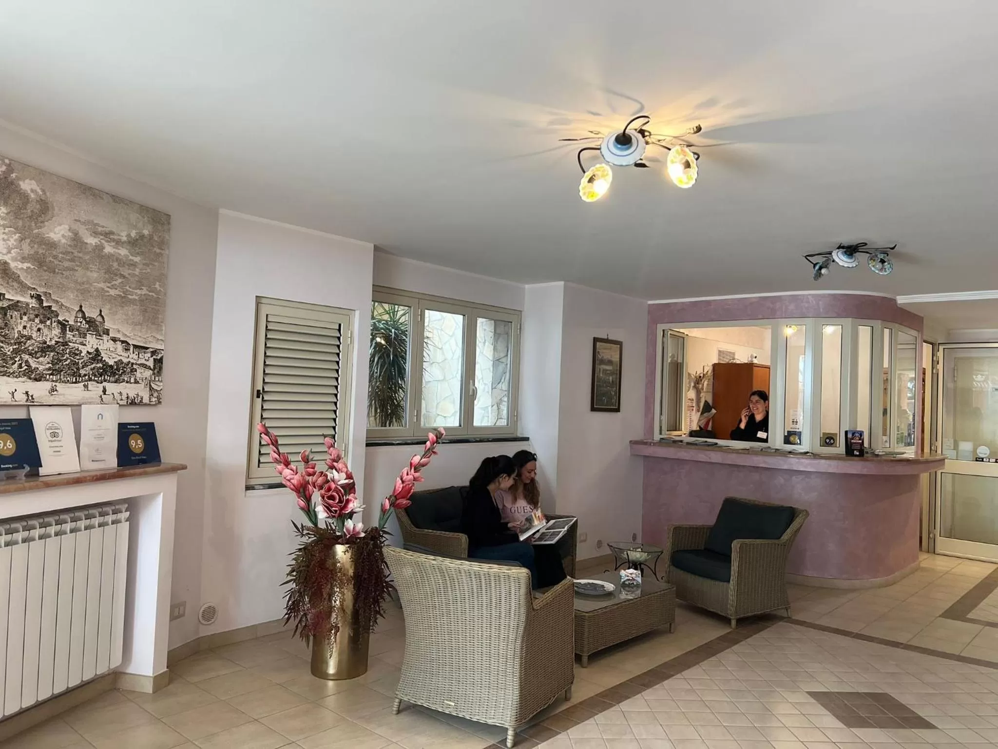 Lobby or reception in Etna Royal View