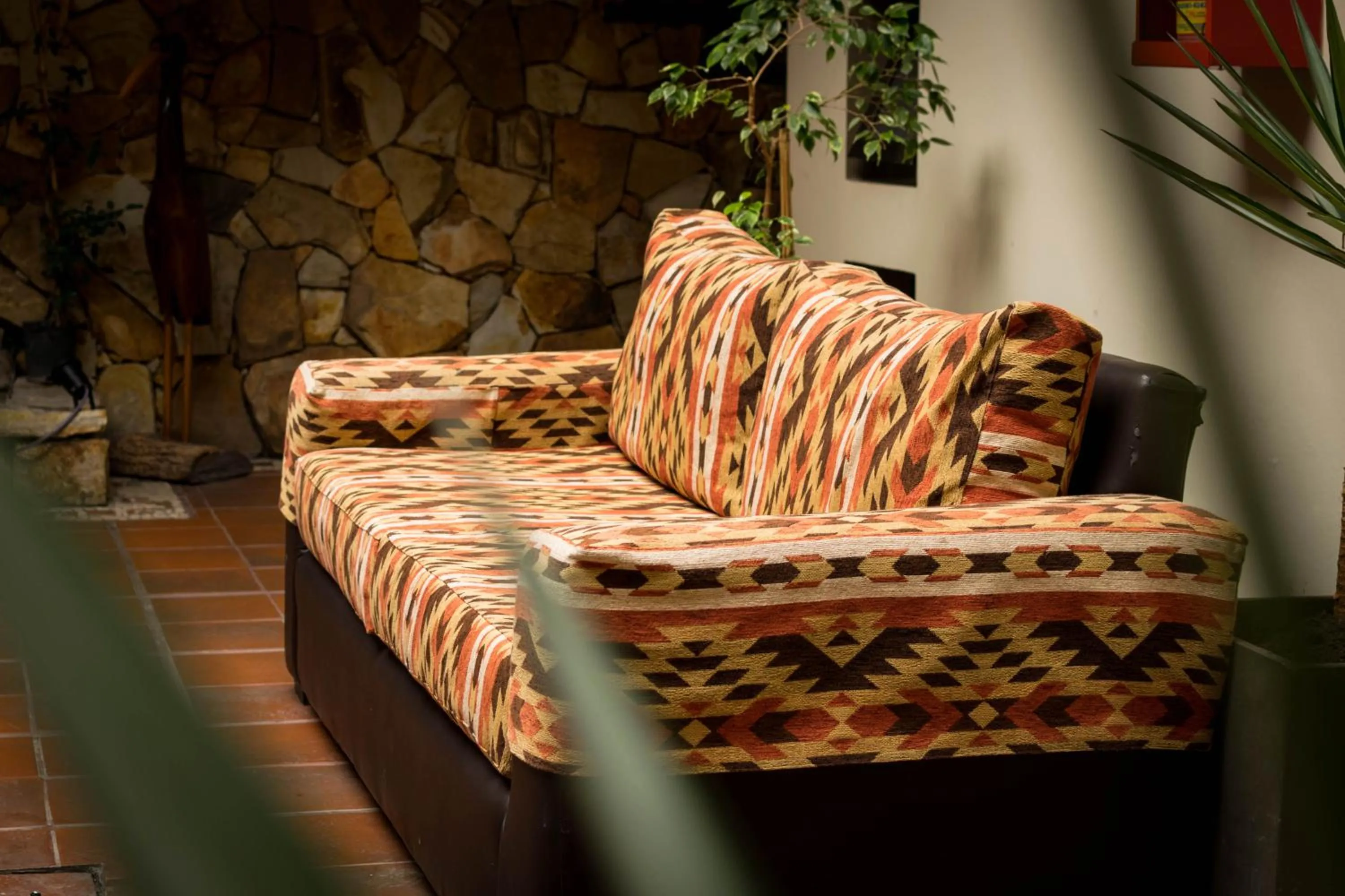 Inner courtyard view in Hotel Inkai