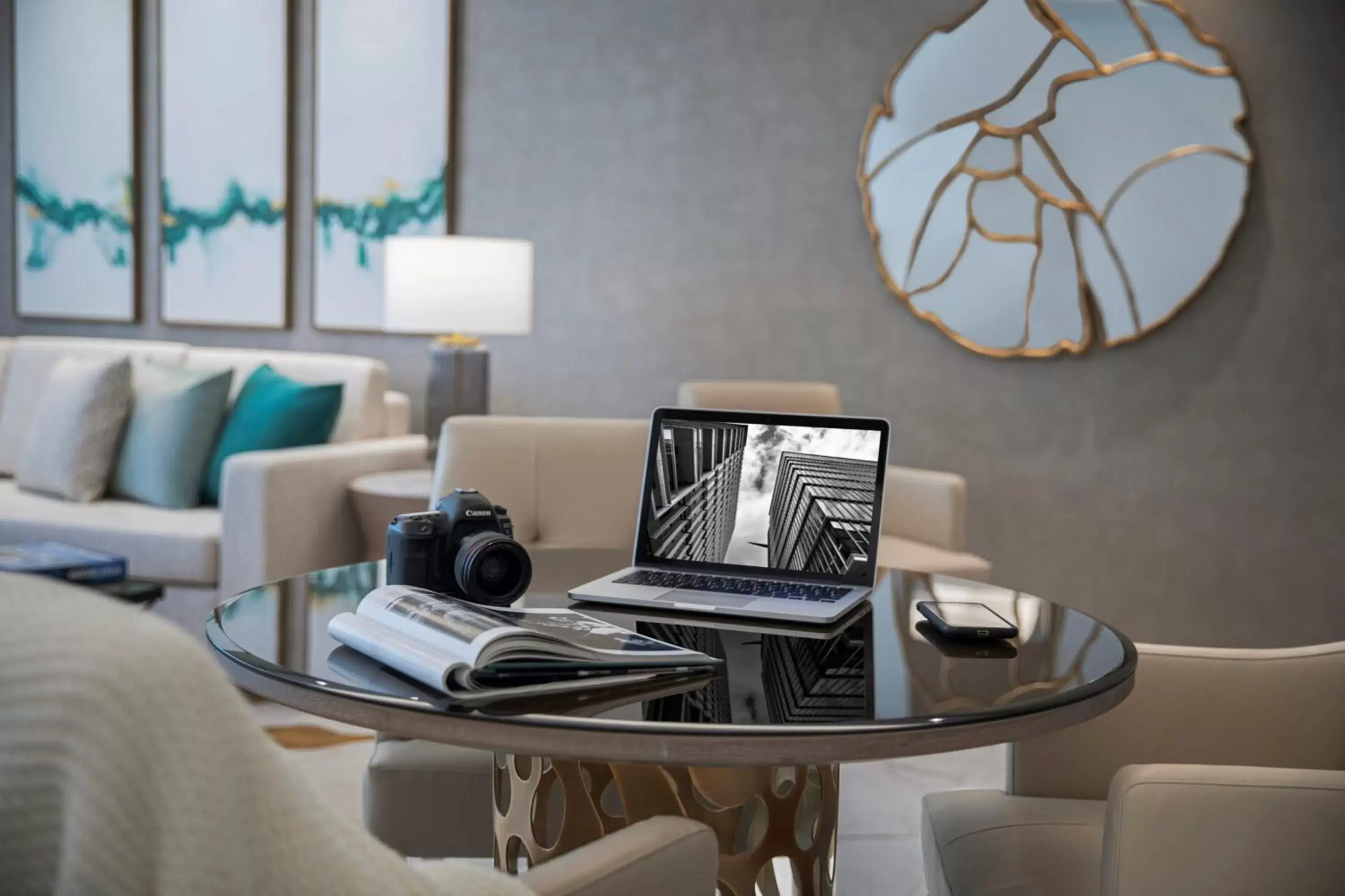 One Bedroom Suite - Pool View in Al Jaddaf Rotana Suite Hotel One Bedroom Suite - Pool View in Al Jaddaf Rotana Suite Hotel