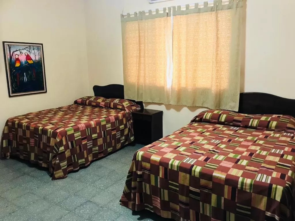 Bed in Hotel El Reformador