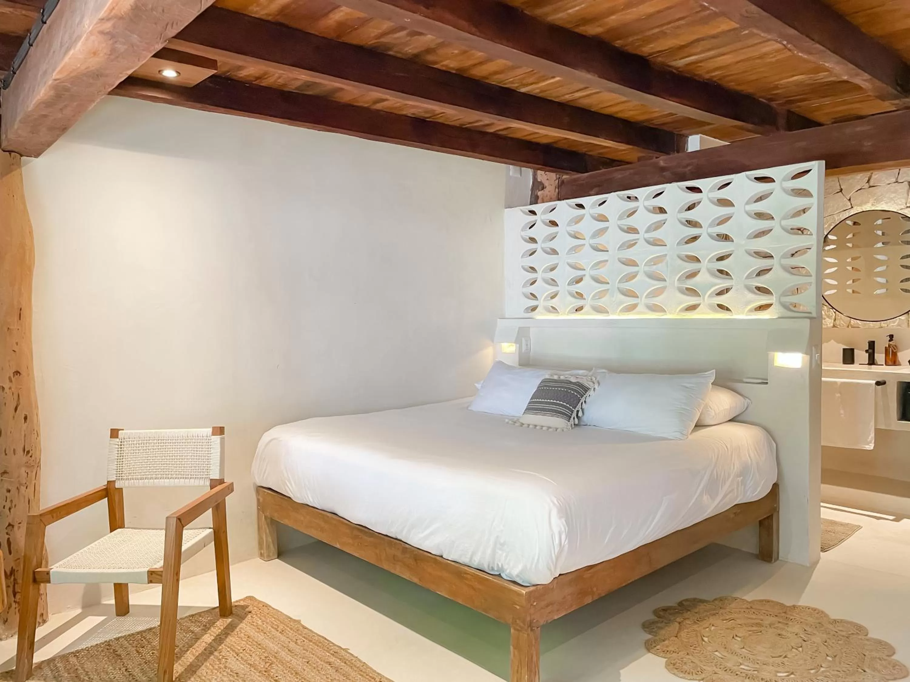 Bed in Amansala Resort