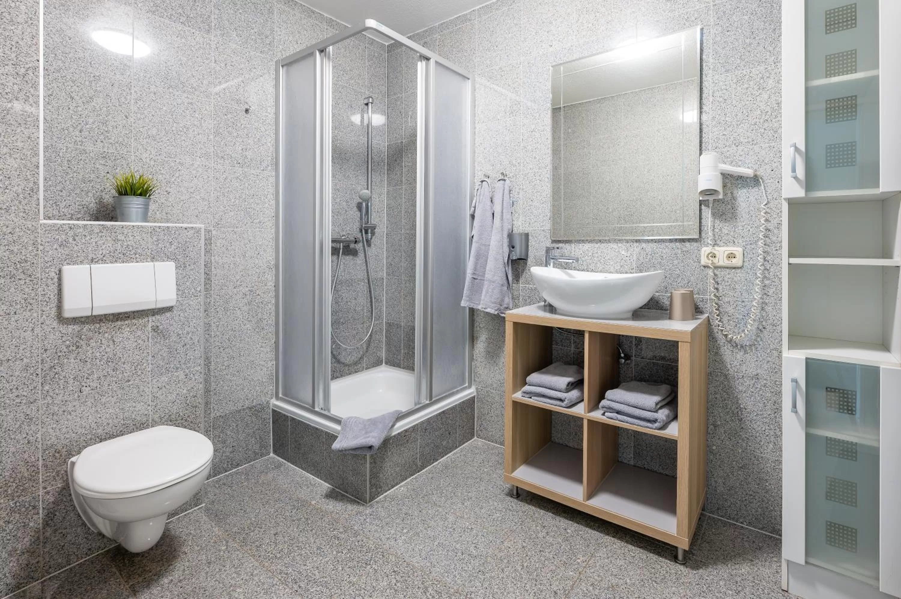 Bathroom in Haus Ferienglück Sauna im Haus