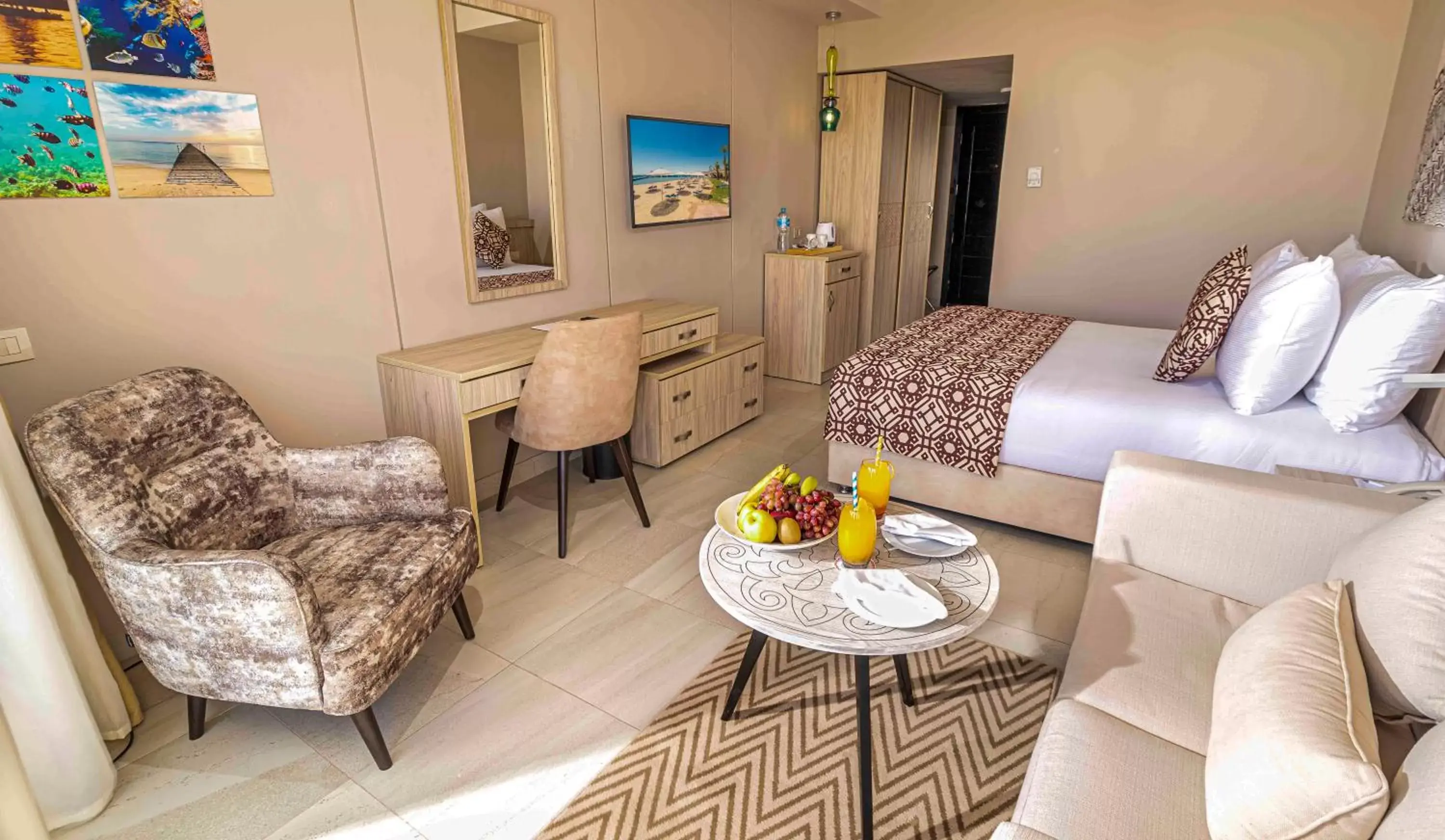 Superior Double or Twin Room with Garden View in Amarina Abu Soma Resort & Aquapark Superior Double or Twin Room with Garden View in Amarina Abu Soma Resort & Aquapark