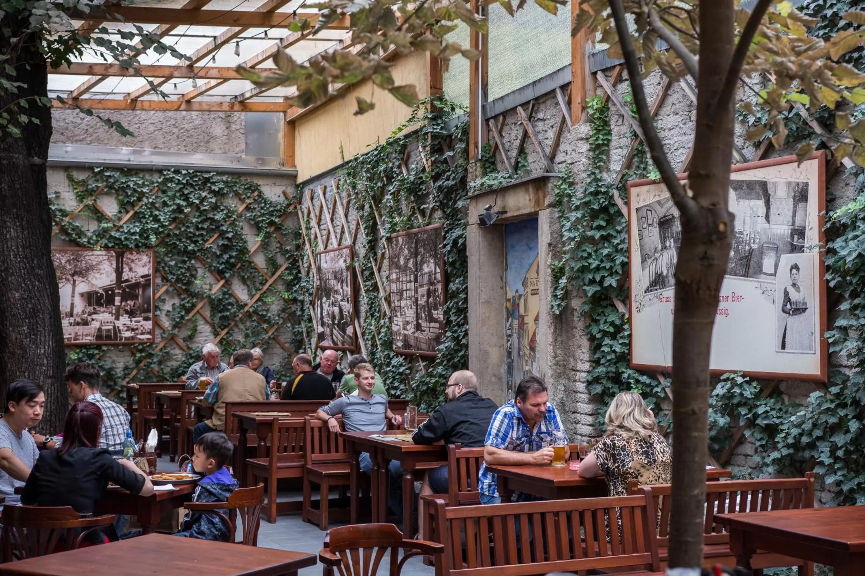 Balcony/Terrace, Restaurant/Places to Eat in Pivovar Hotel Na Rychtě