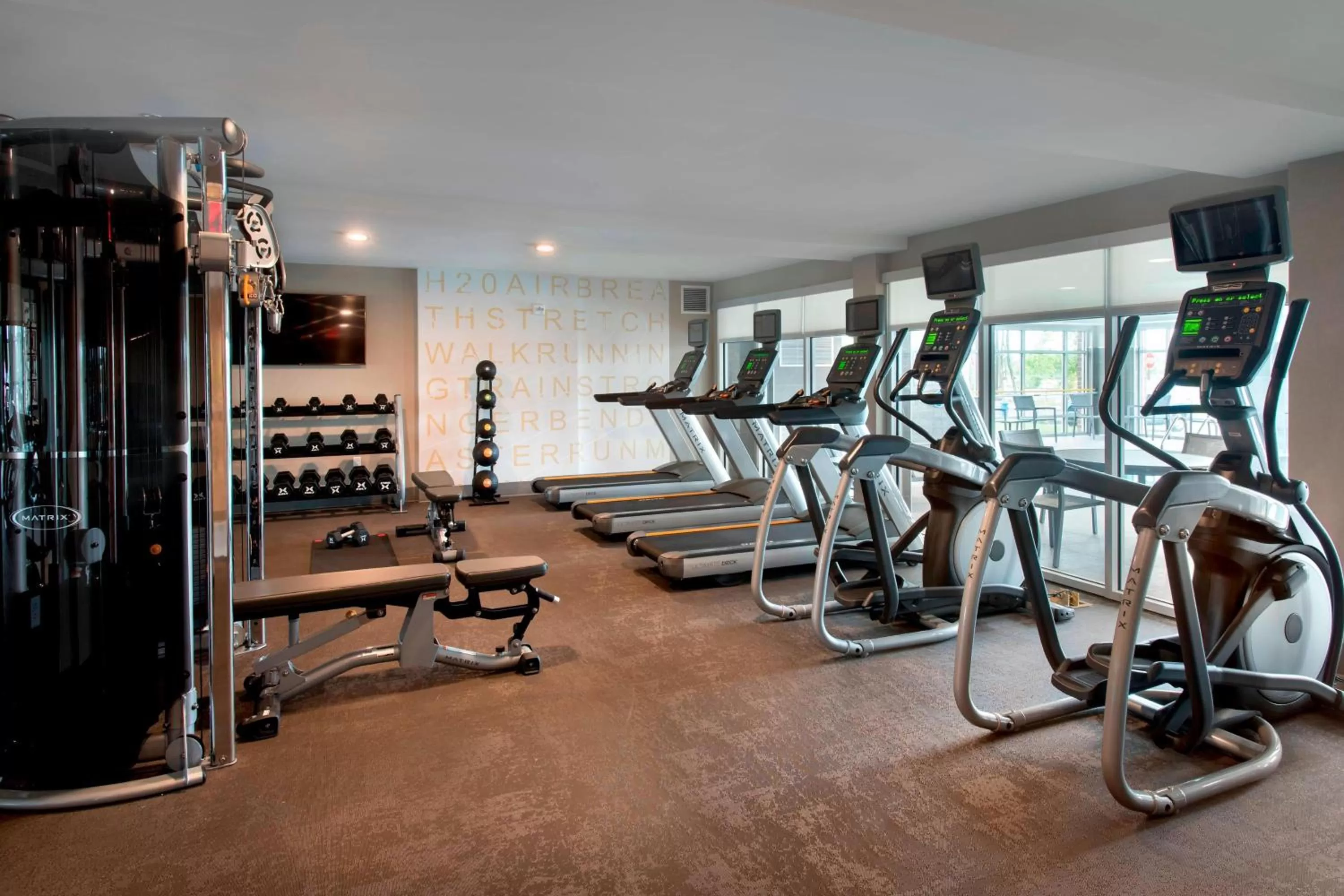 Fitness centre/facilities in Residence Inn by Marriott Lancaster