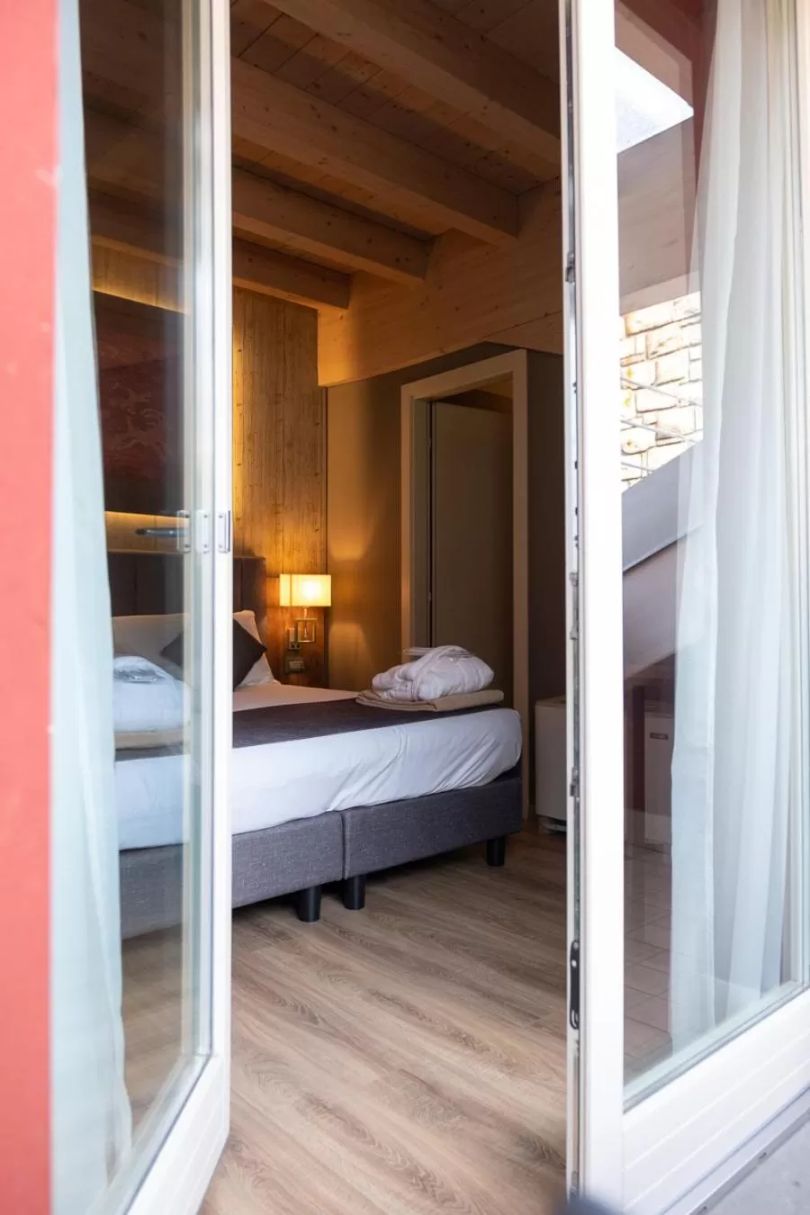 Bed in Lake Hotel La Pieve