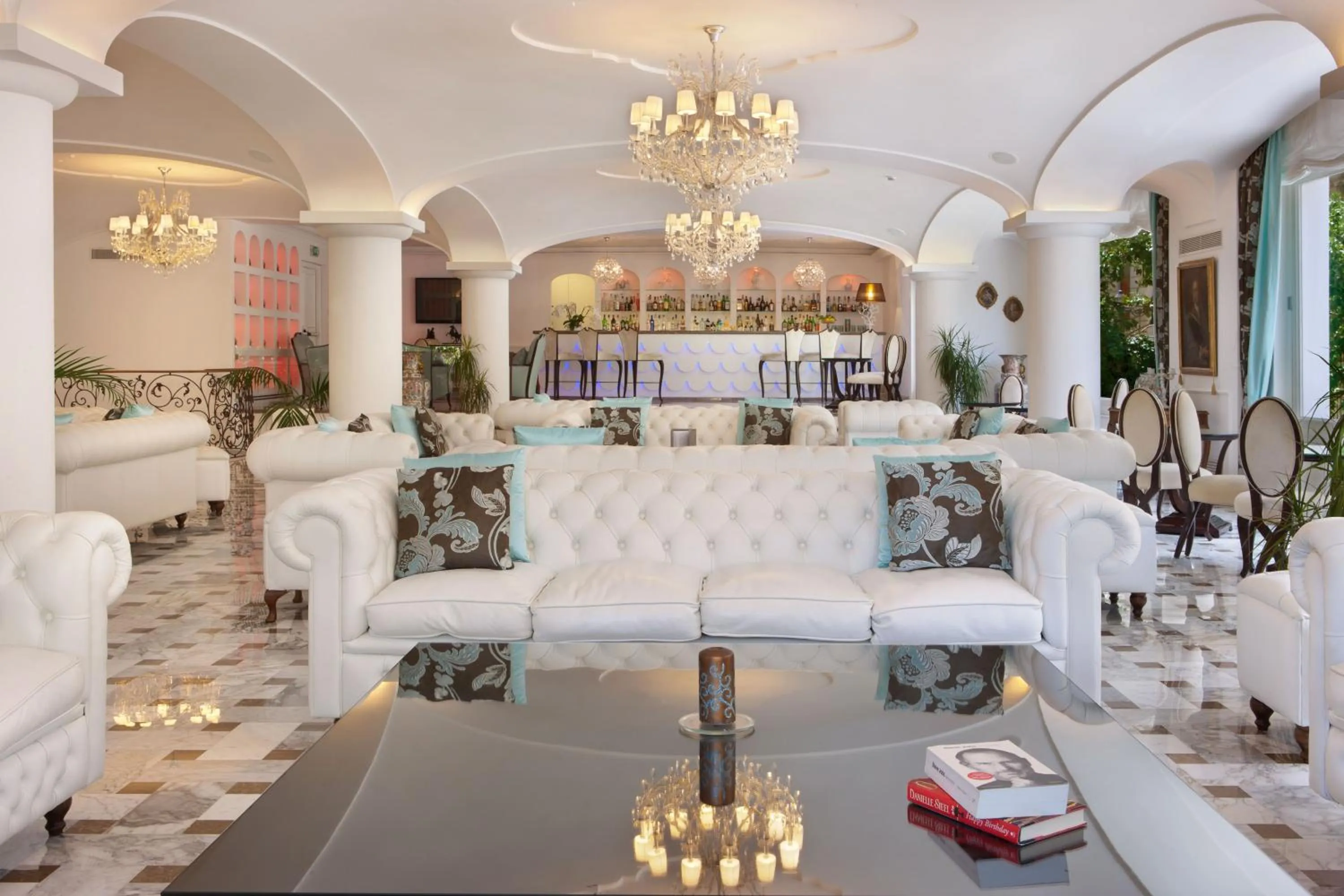 Living room in Grand Hotel La Favorita