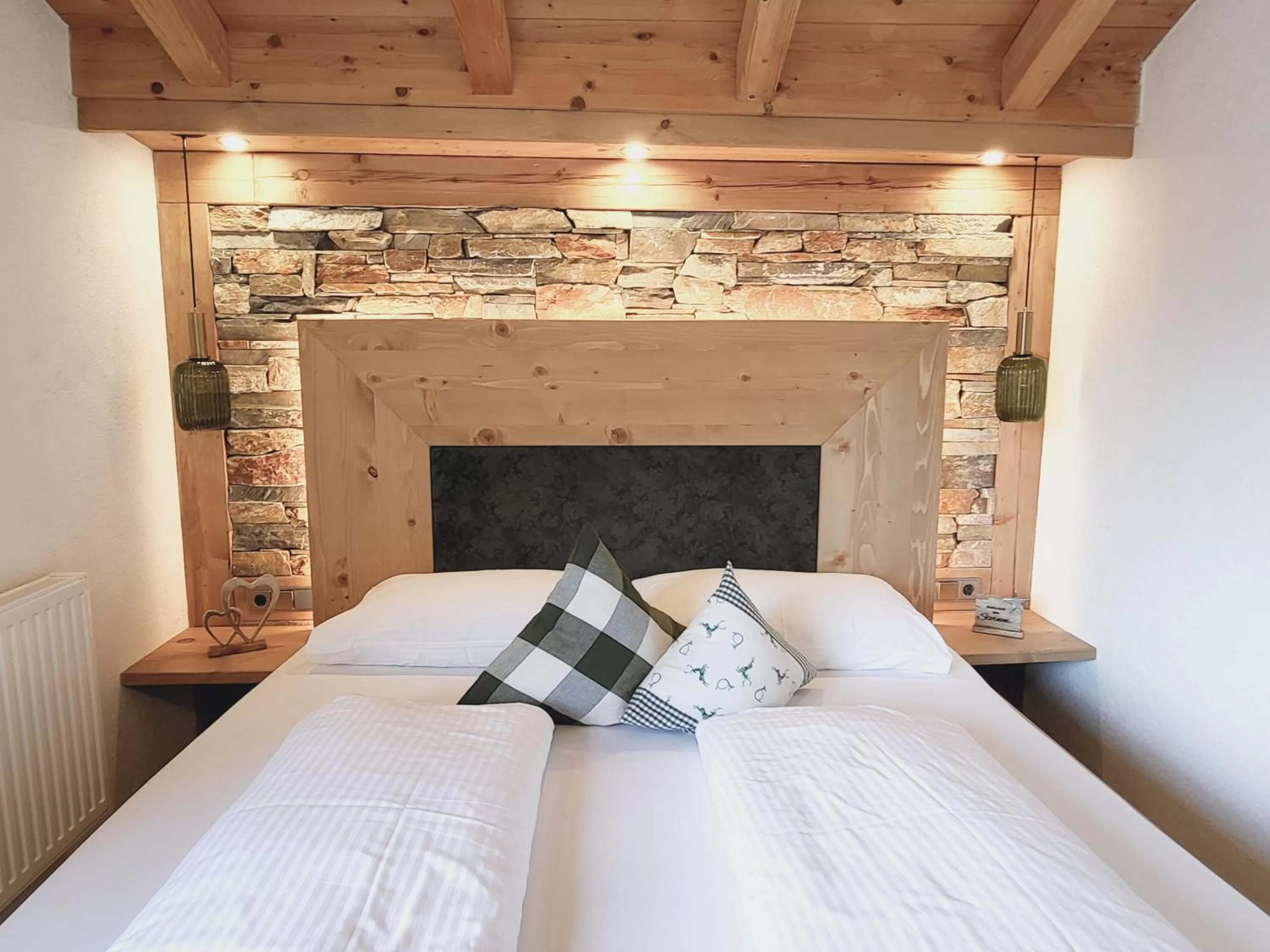 Bed in Adler Hotel-Pension