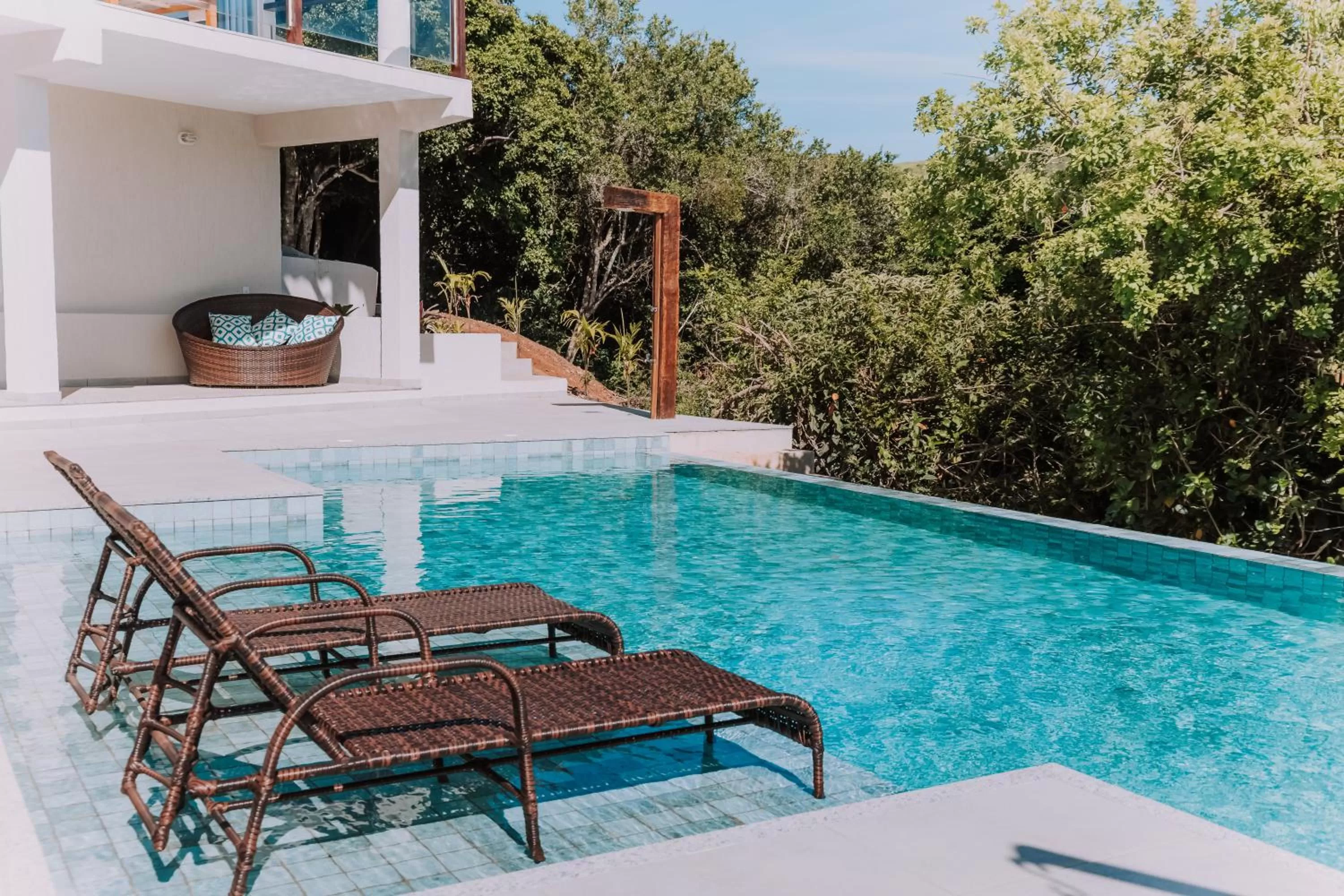 Swimming pool in Pousada Peninsula de Buzios