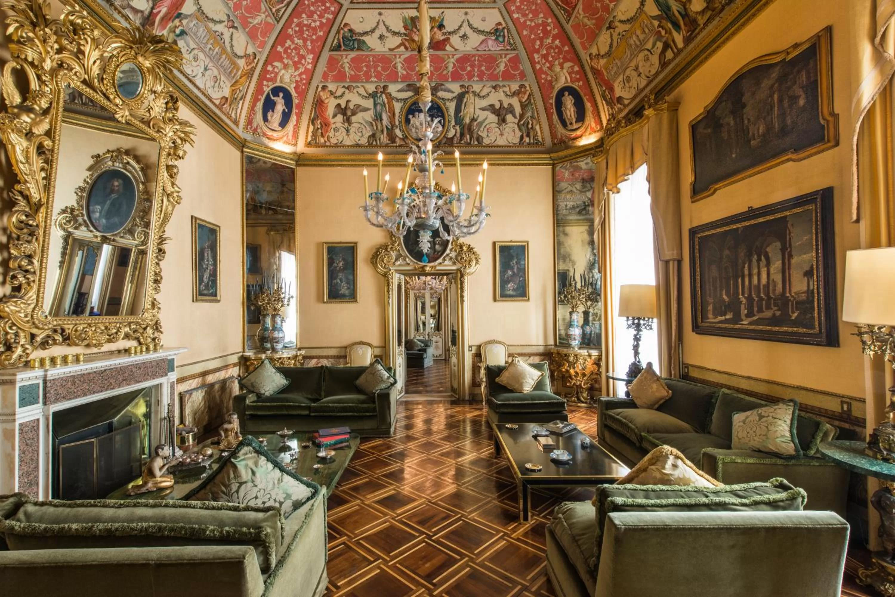 Living room in Residenza Ruspoli Bonaparte