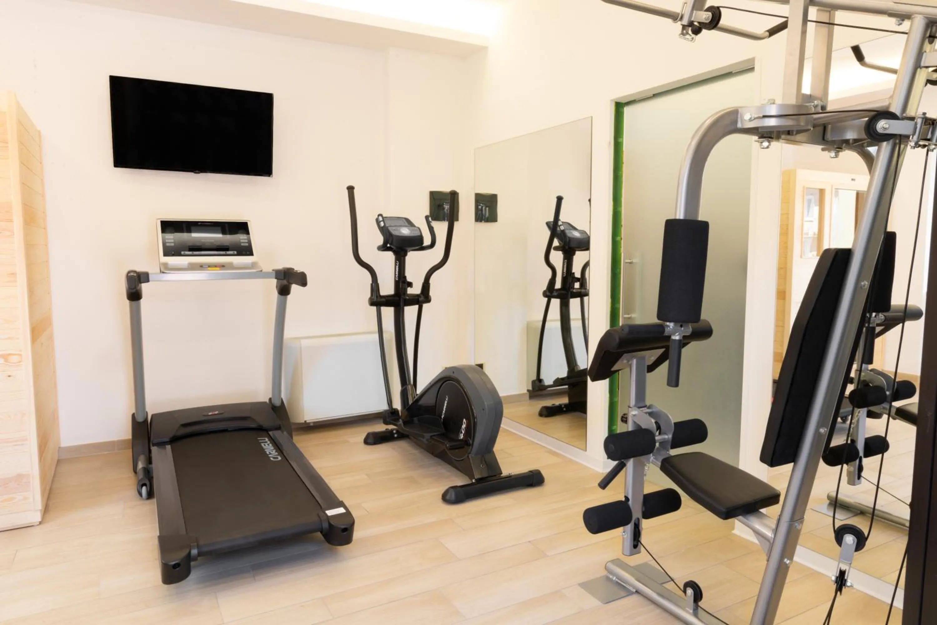 Fitness centre/facilities in Hotel Enzo