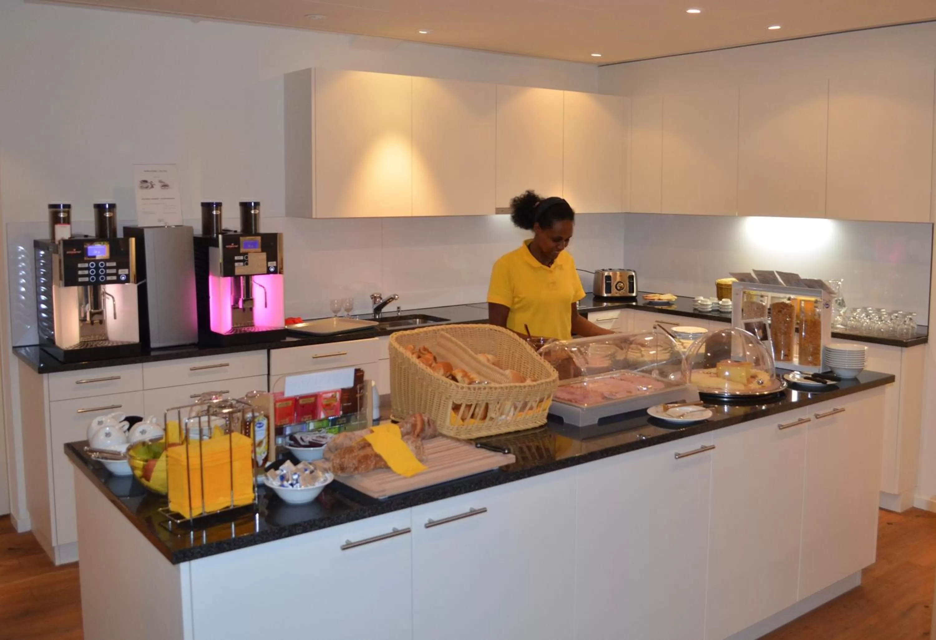 Buffet breakfast in Central Hotel Post