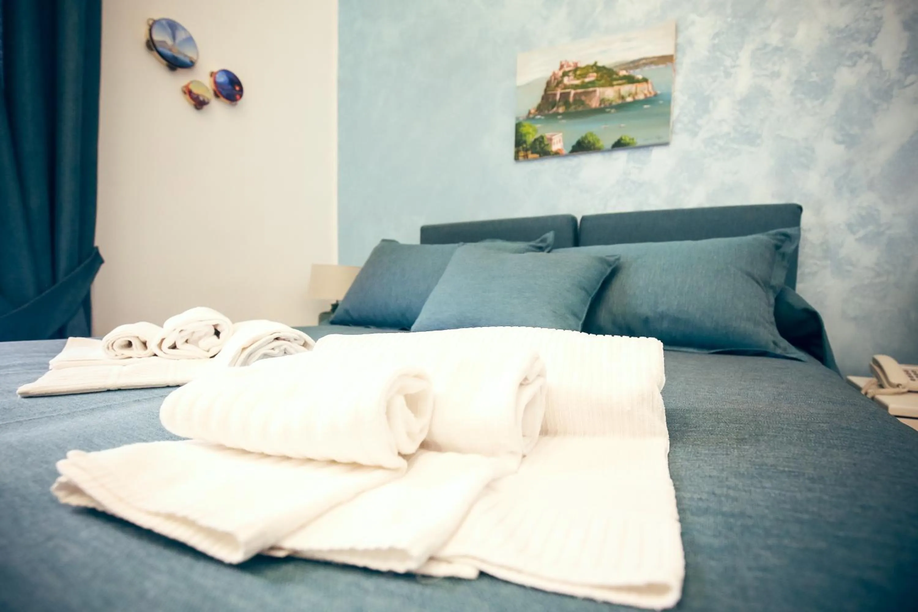 Bed in NapoliMia Boutique Hotel