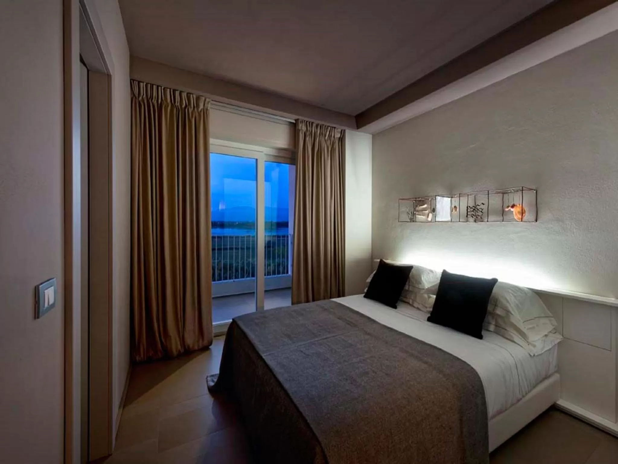 Bed in Il Fogliano Hotel New Life