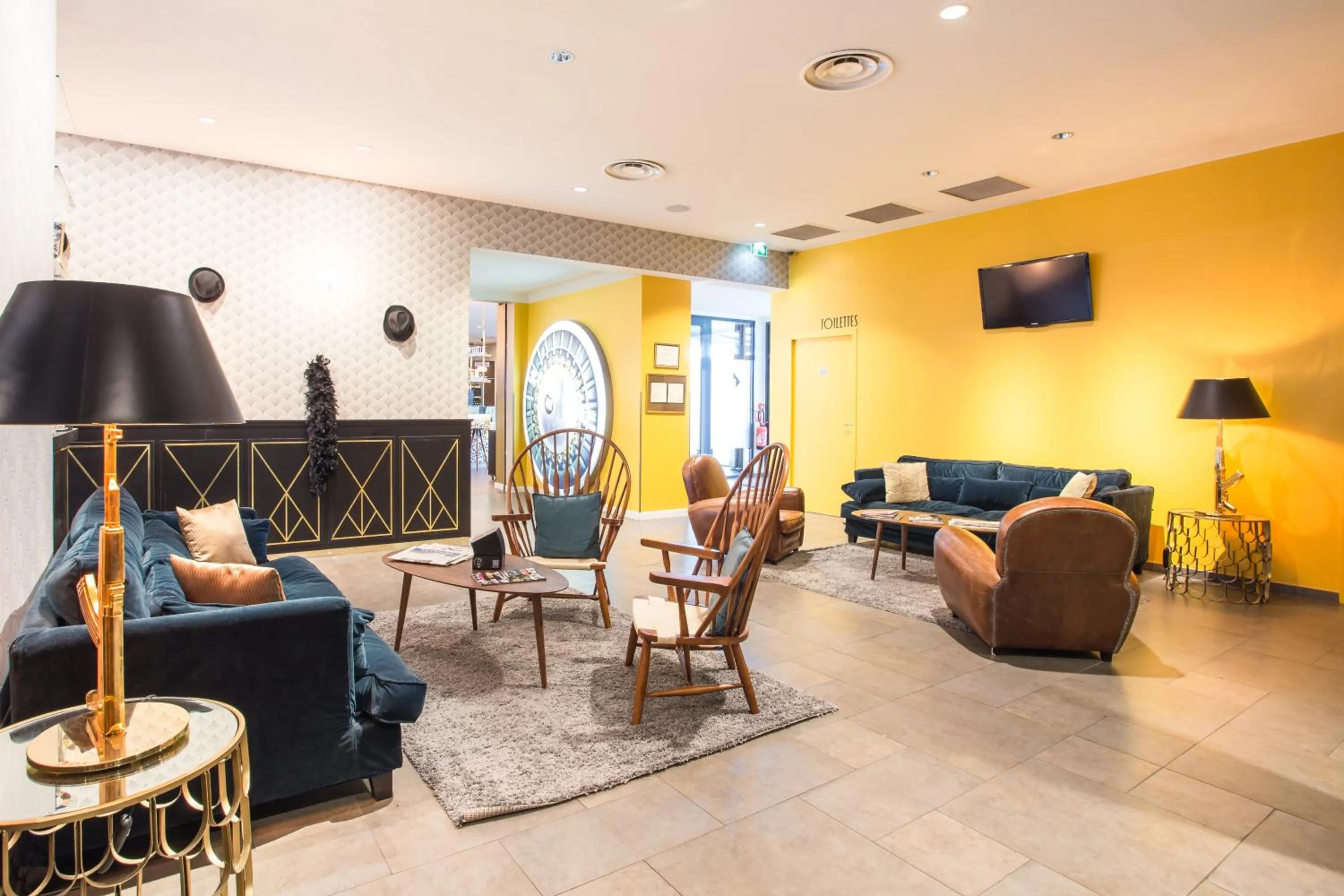 Lobby or reception in Hotel Gatsby by HappyCulture