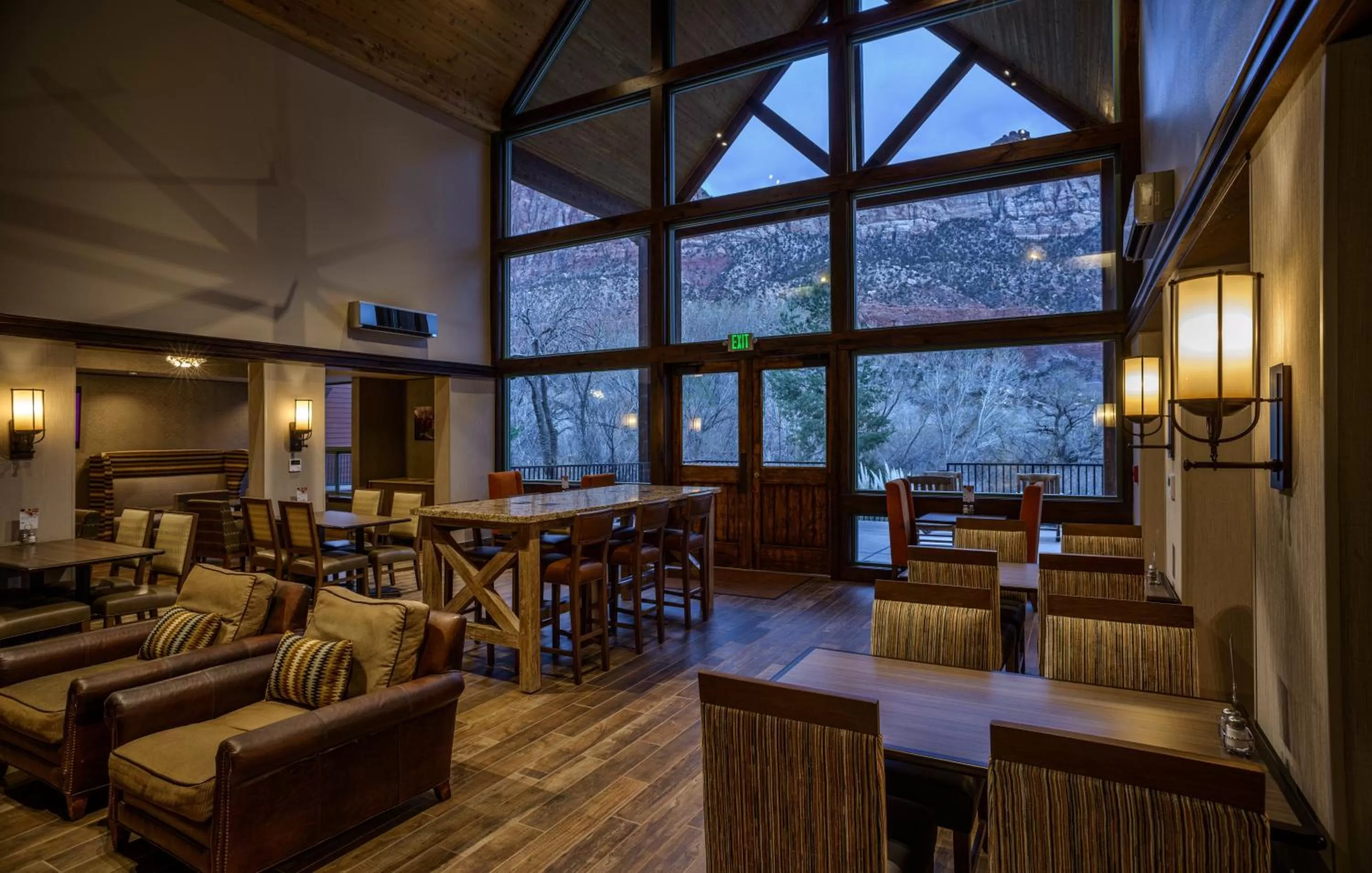 Restaurant/places to eat in Springdale Zion Inn