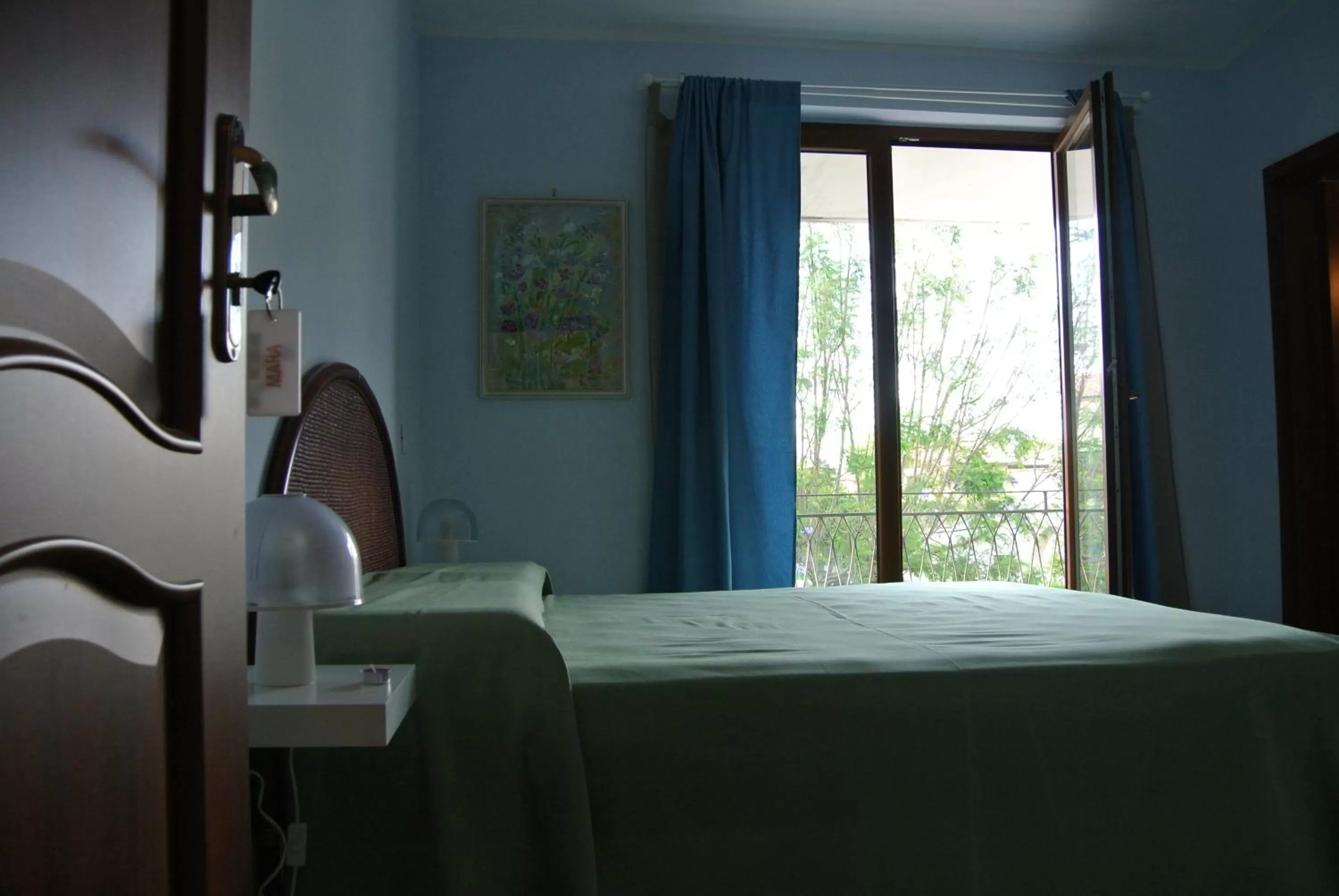 Bed in Villa Nicodemo