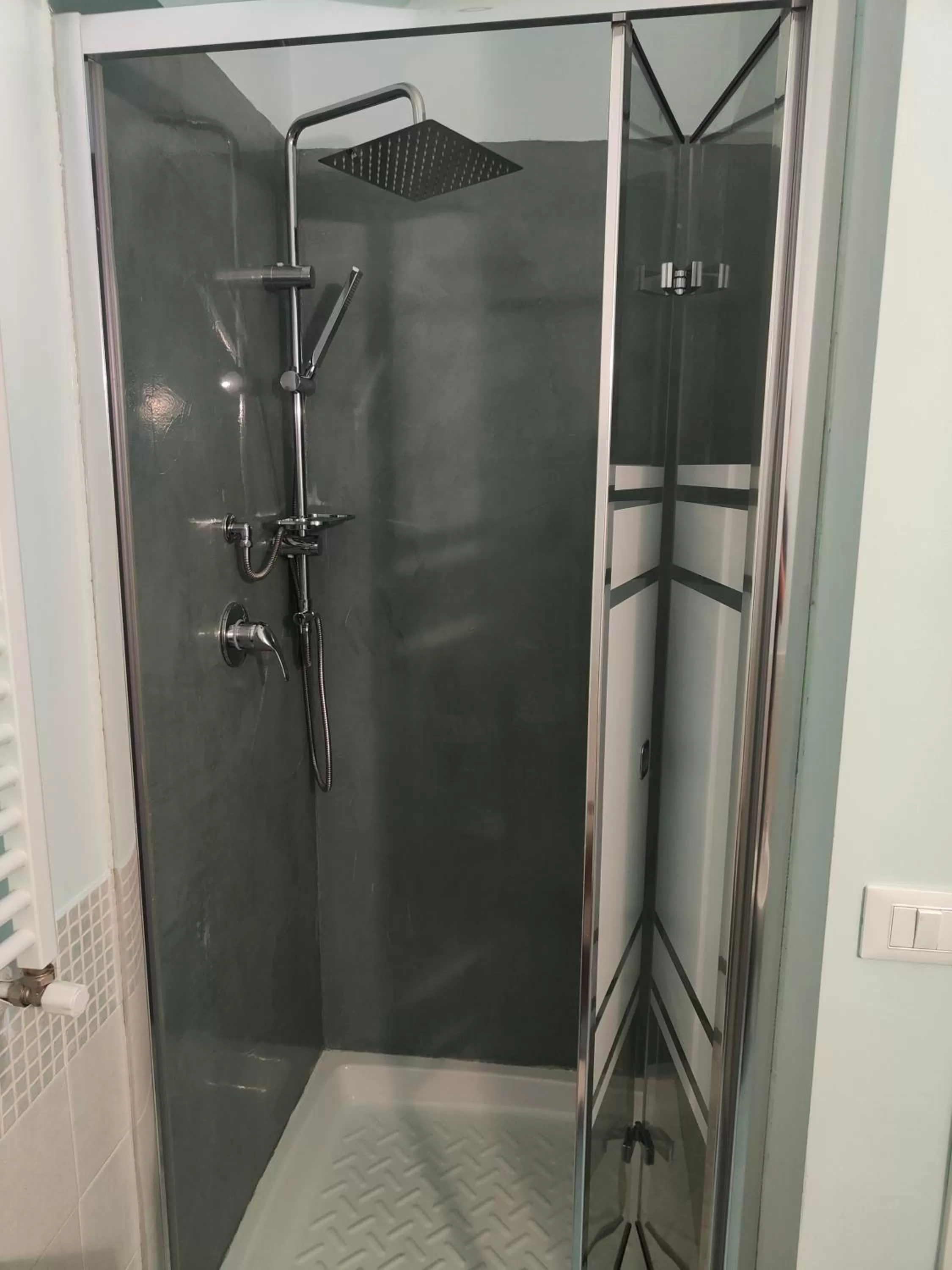 Shower in B&B Palazzo Corvino