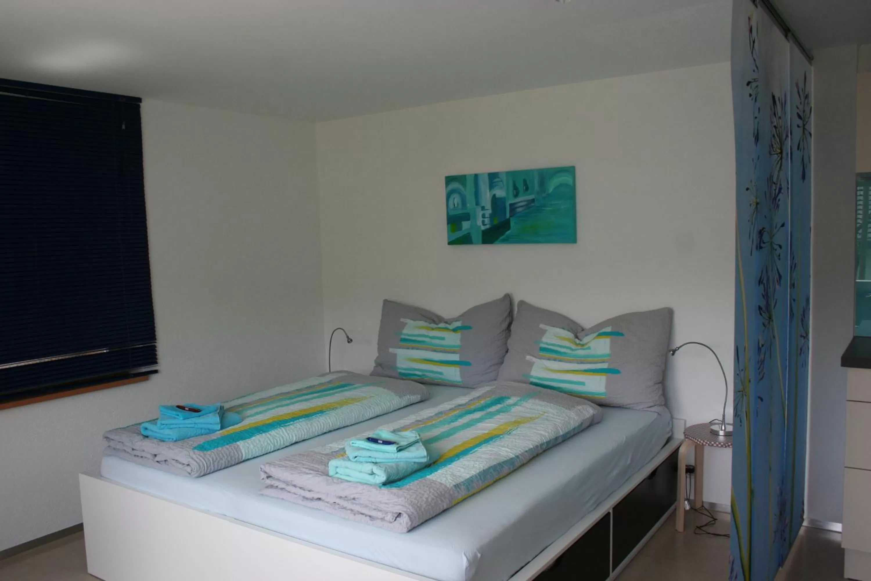 Bed in BnB Mönthal im Jurapark