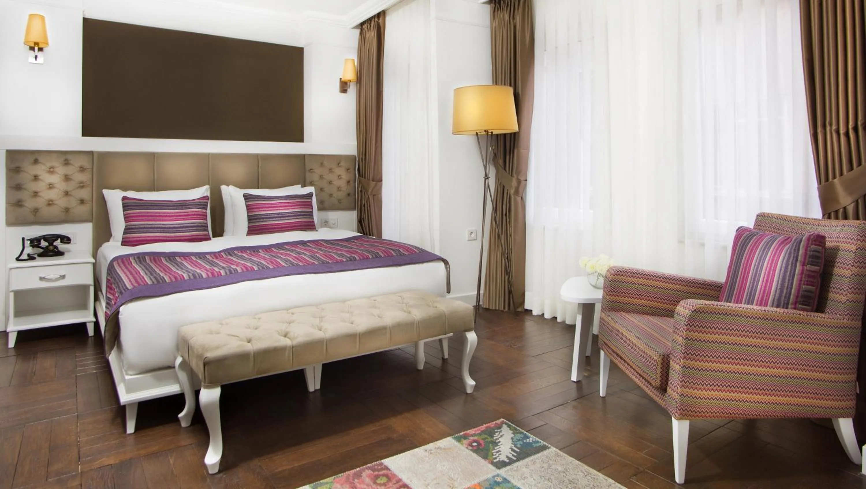 Coffee/tea facilities, Bed in Astan Hotel Taksim