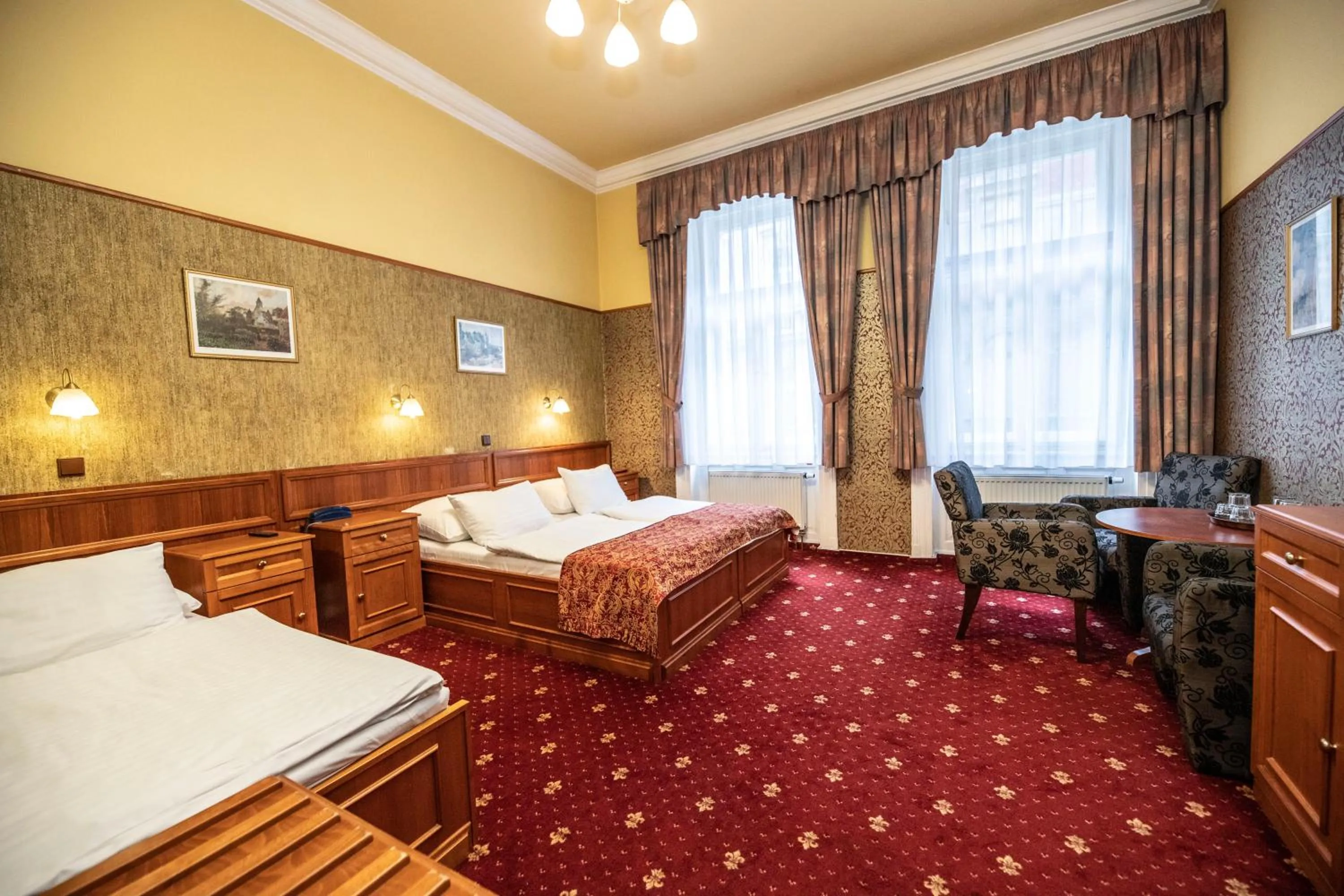 Photo of the whole room, Bed in Old Prague Hotel