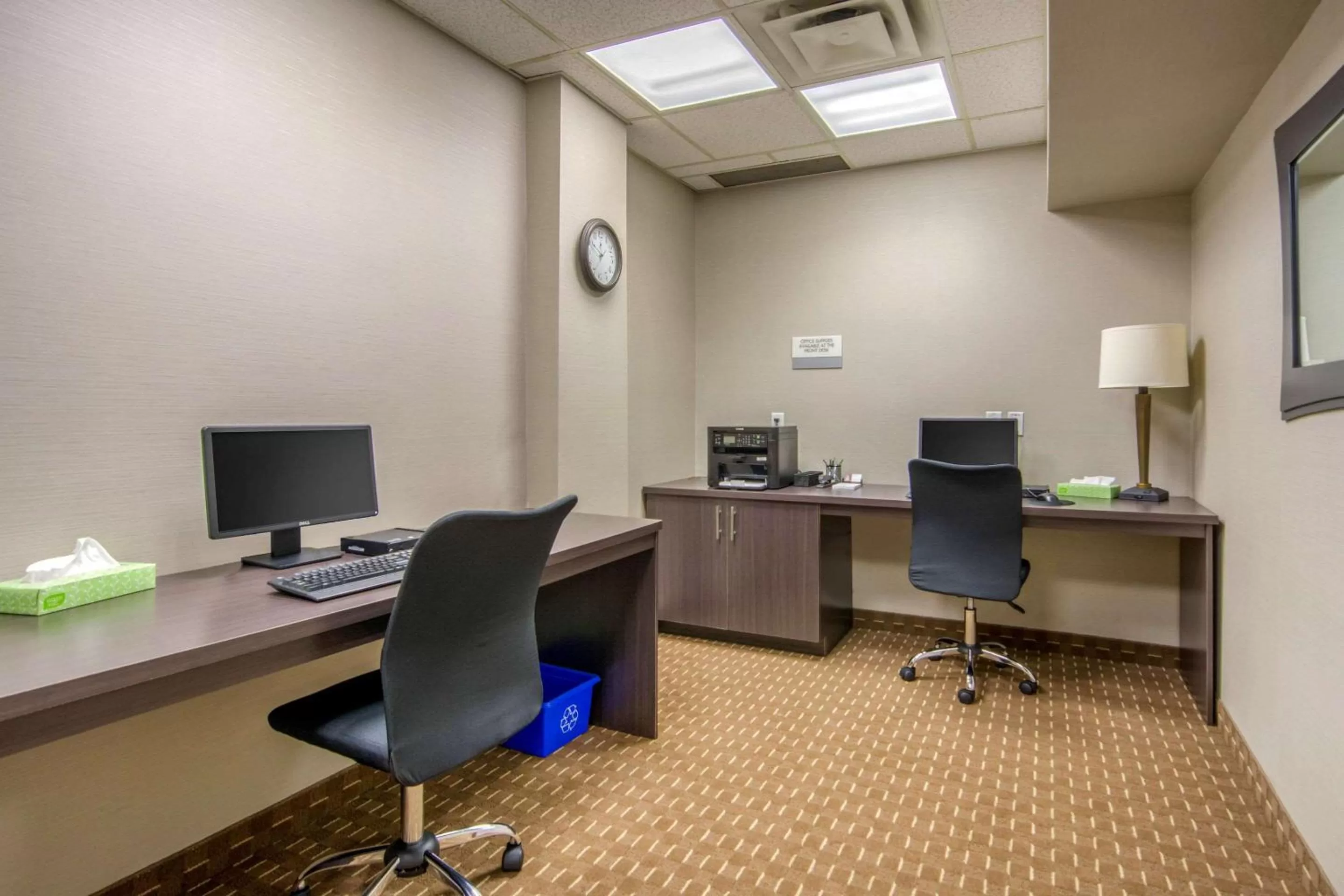 On site in Clarion Hotel