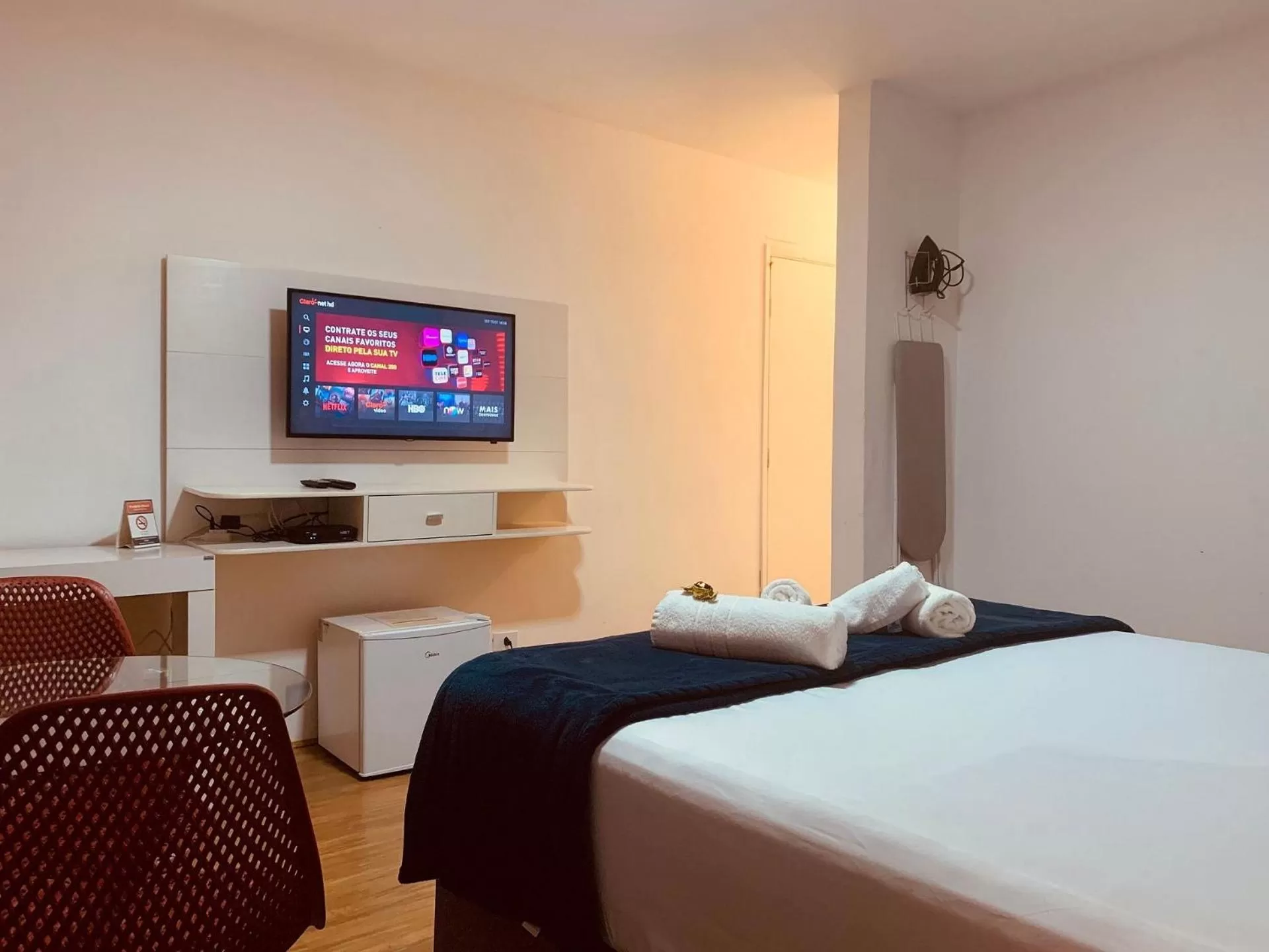 TV and multimedia, Bed in POUSADA MUNDI MORUMBI
