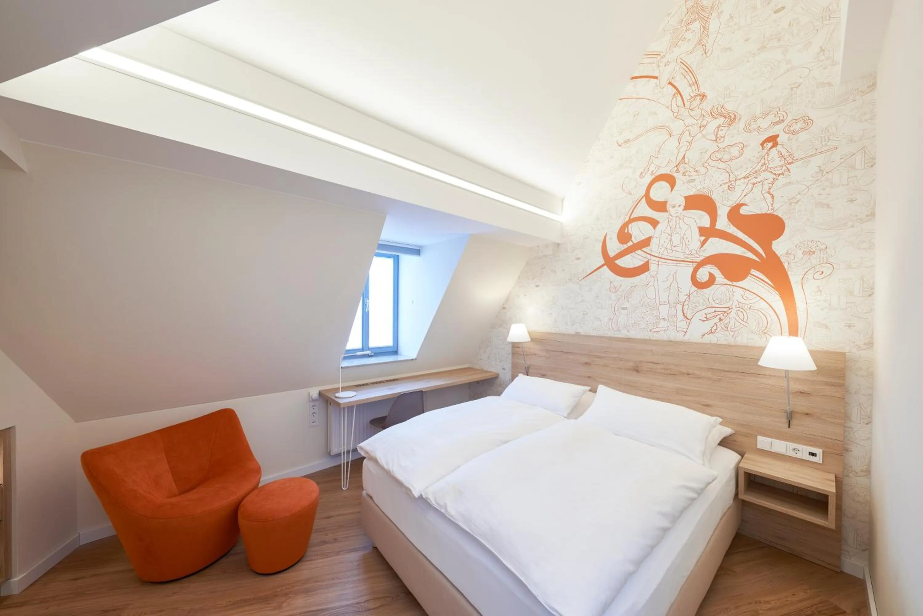 Photo of the whole room, Bed in Hotel VICTORIA Nürnberg